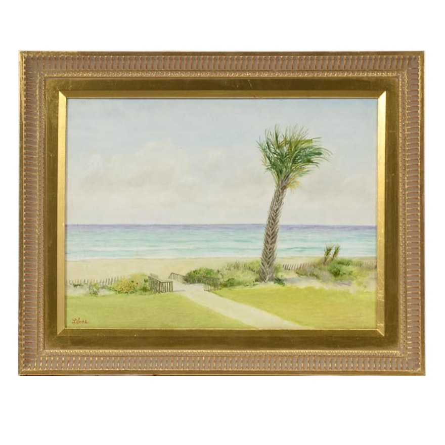 Tom Lohre Original 2011 Oil on Board "Emerald Isle"