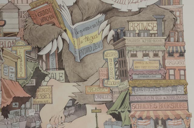 Maurice Sendak Signed 1988 "New York is Book Country" Poster