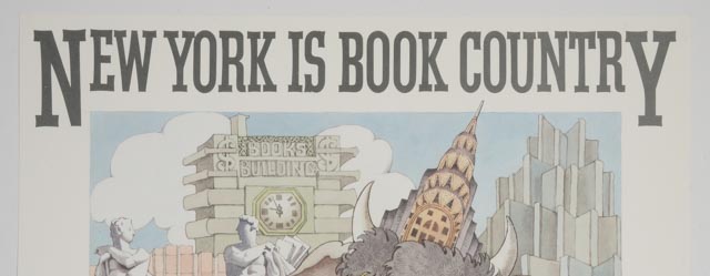 Maurice Sendak Signed 1988 "New York is Book Country" Poster