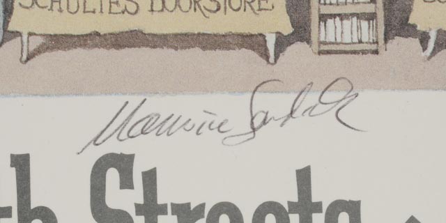 Maurice Sendak Signed 1988 "New York is Book Country" Poster