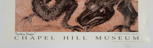 Ruth Faison Shaw 1999 Exhibition Poster