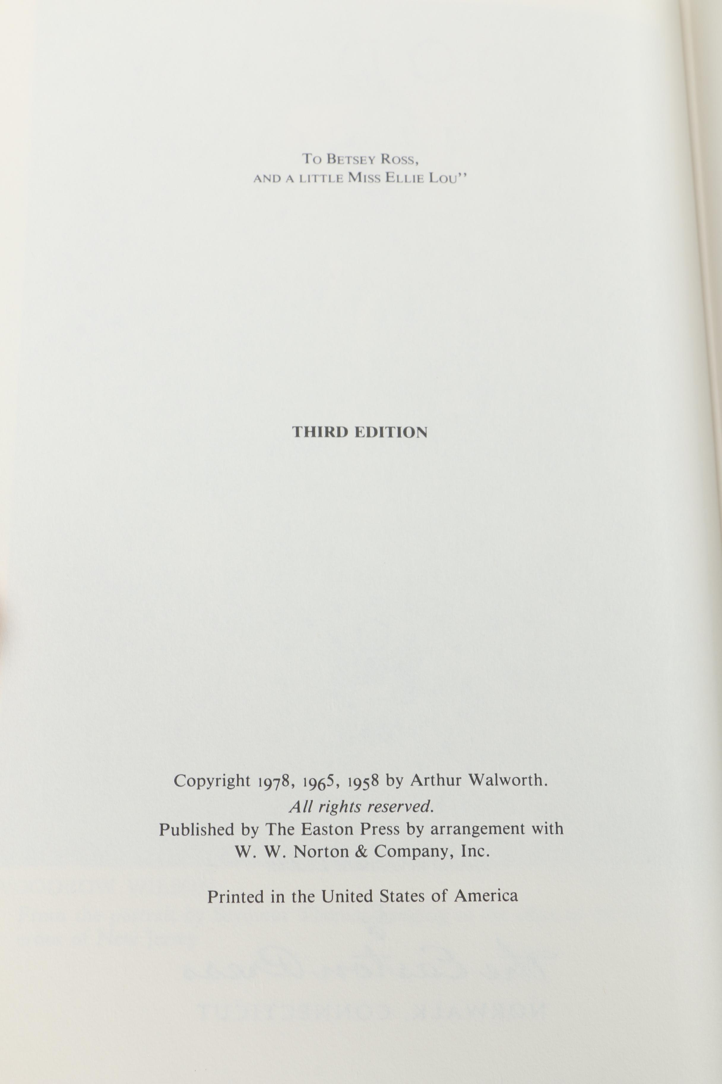 Woodrow Wilson "American Prophet" and "World Prophet" Biography Volumes