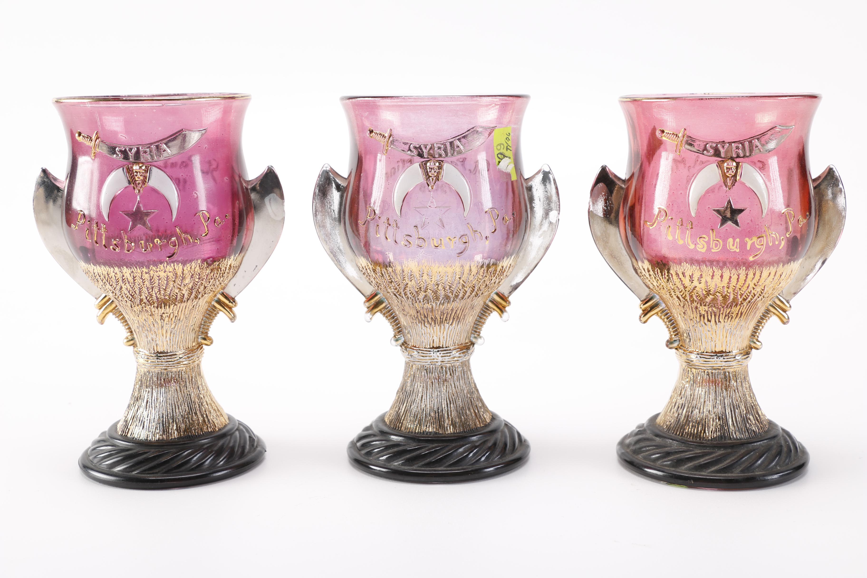 Shriners International Glass Souvenir Collection