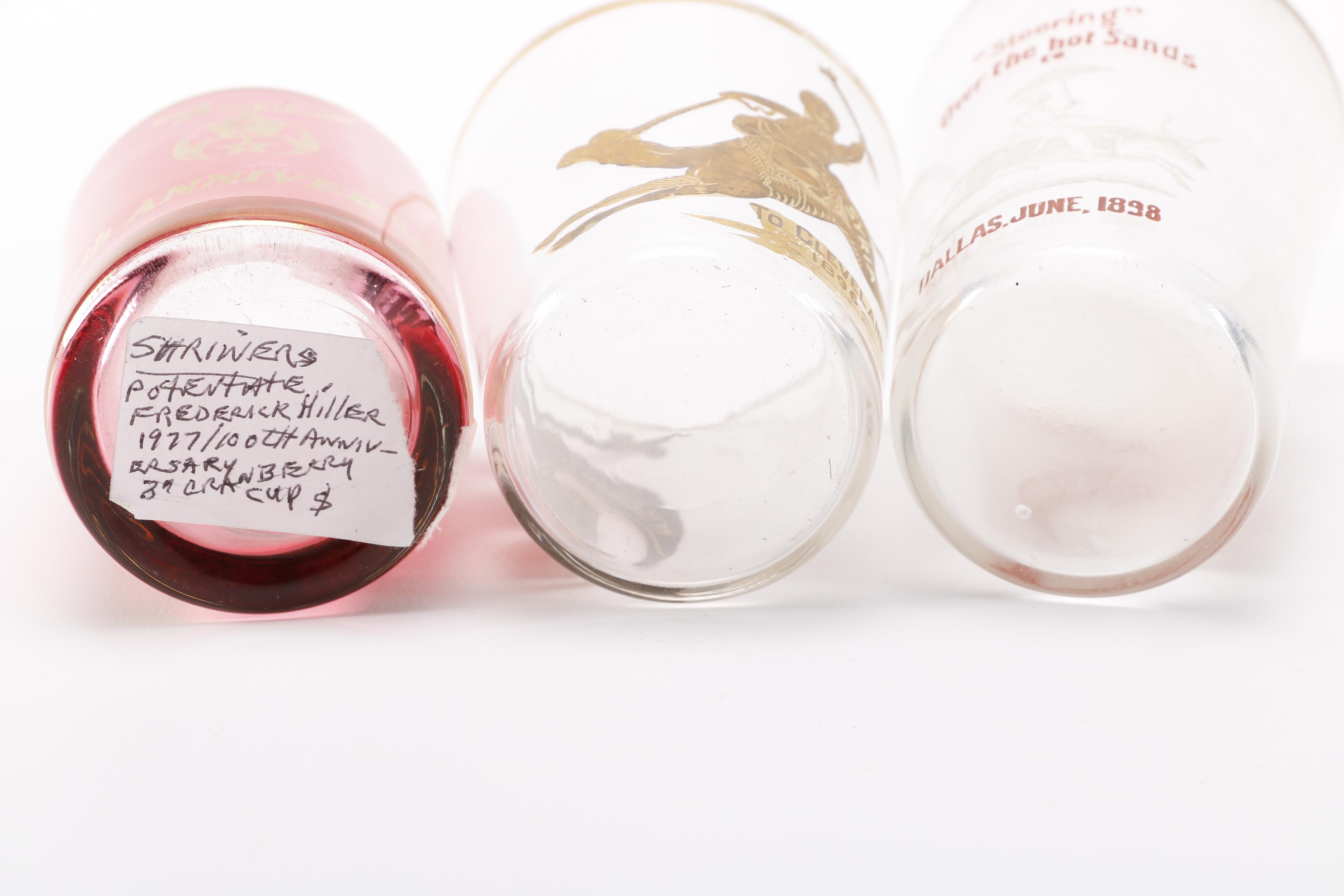 Shriners International Glass Souvenir Collection