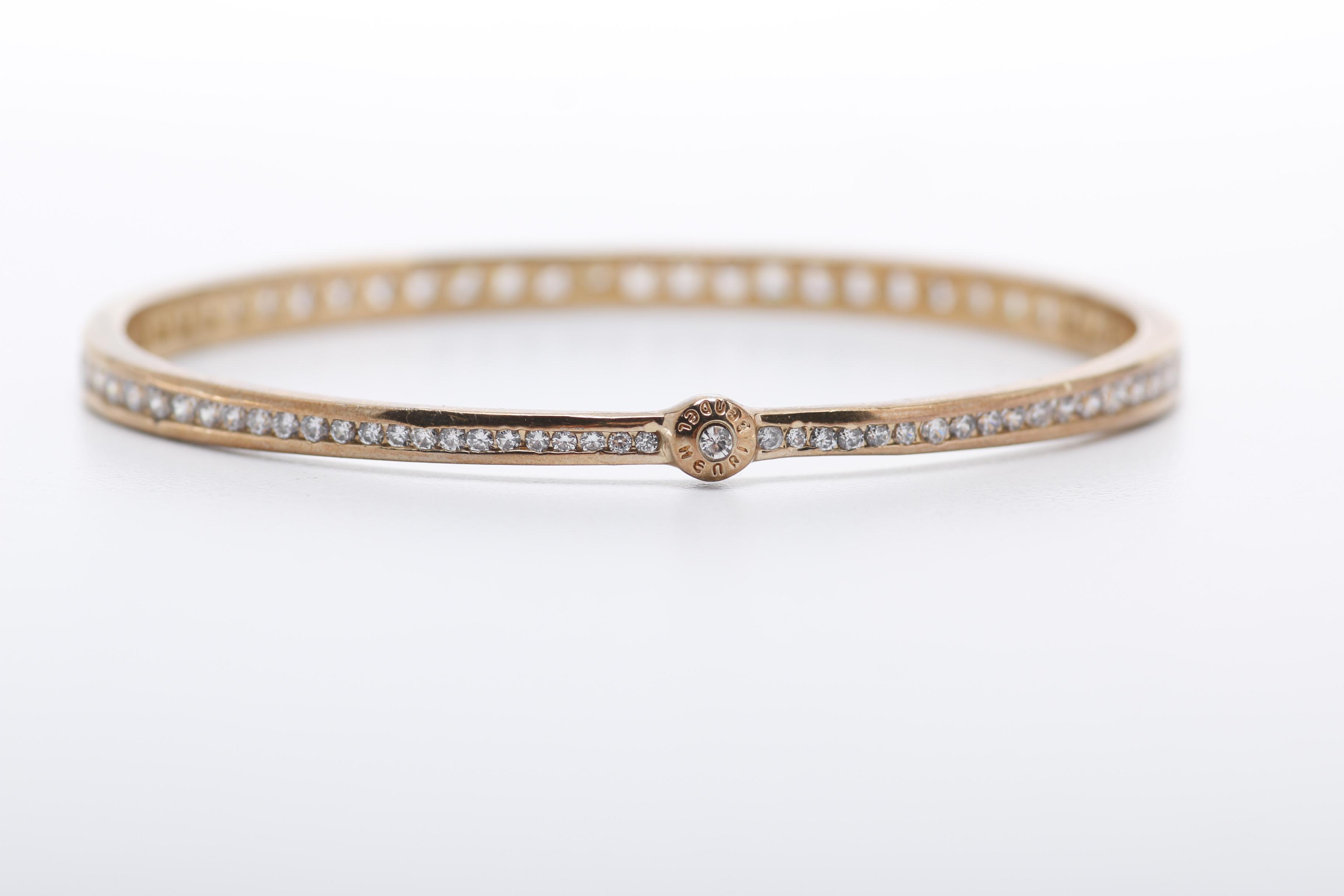 Henri Bendel Rhinestone Bangles