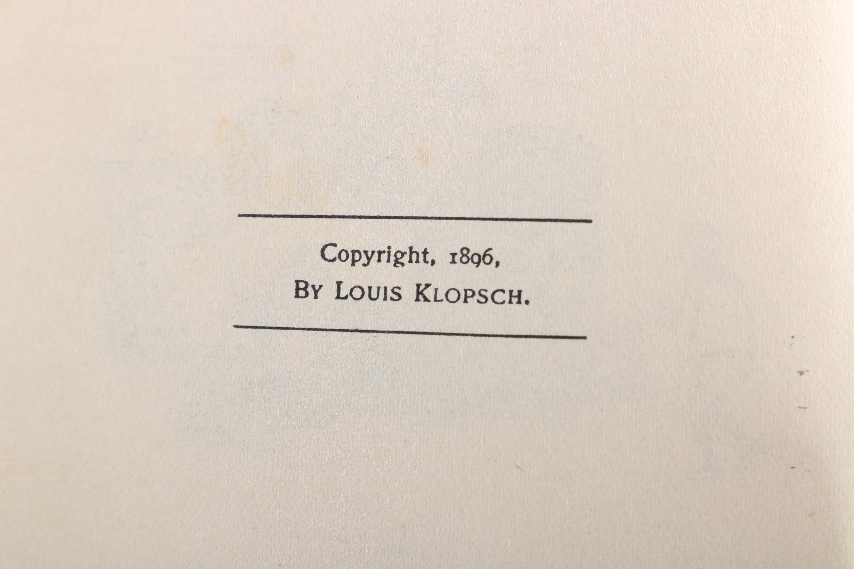 Circa 1896 Four Volumes by The Christian Herald Library