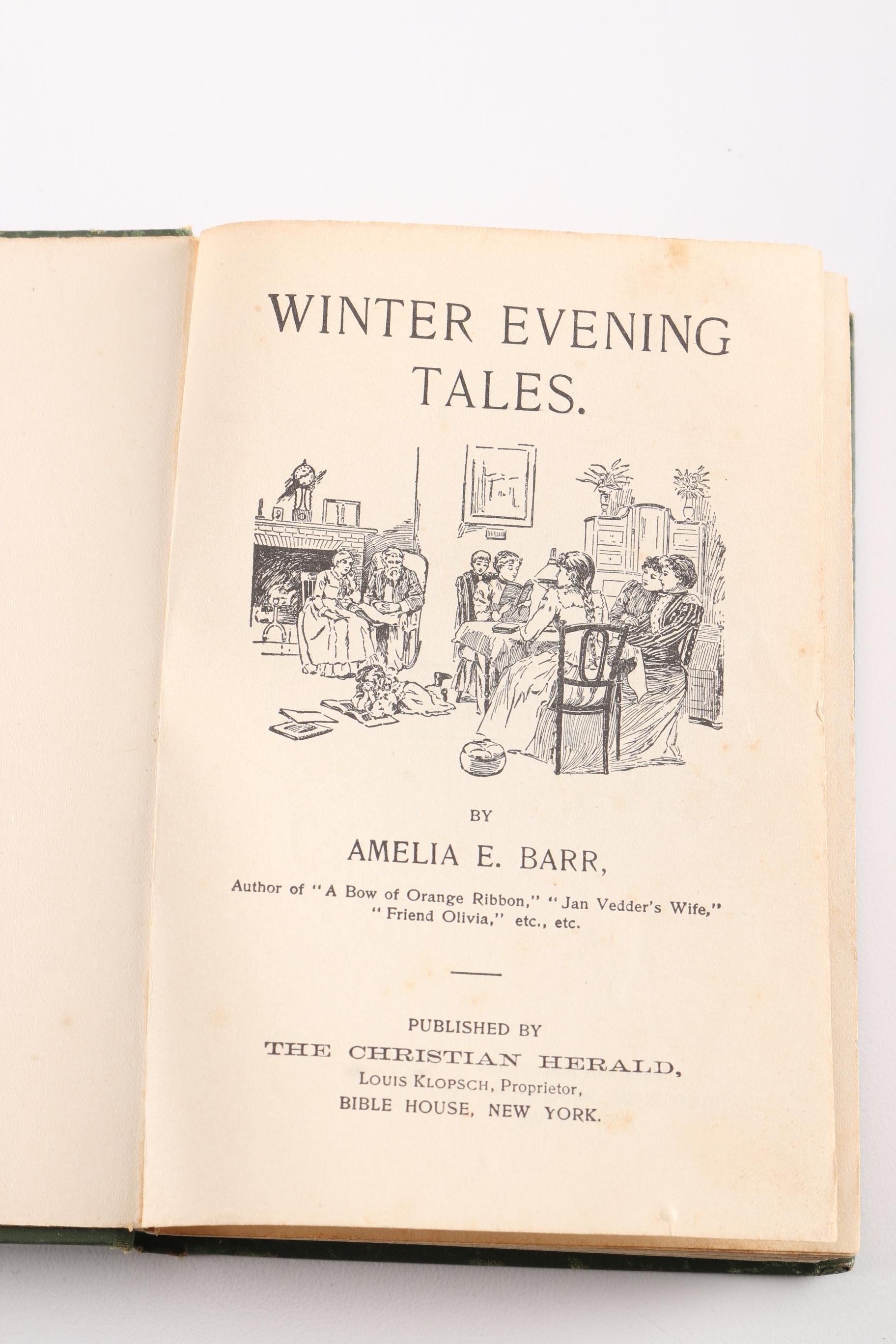 Circa 1896 Four Volumes by The Christian Herald Library