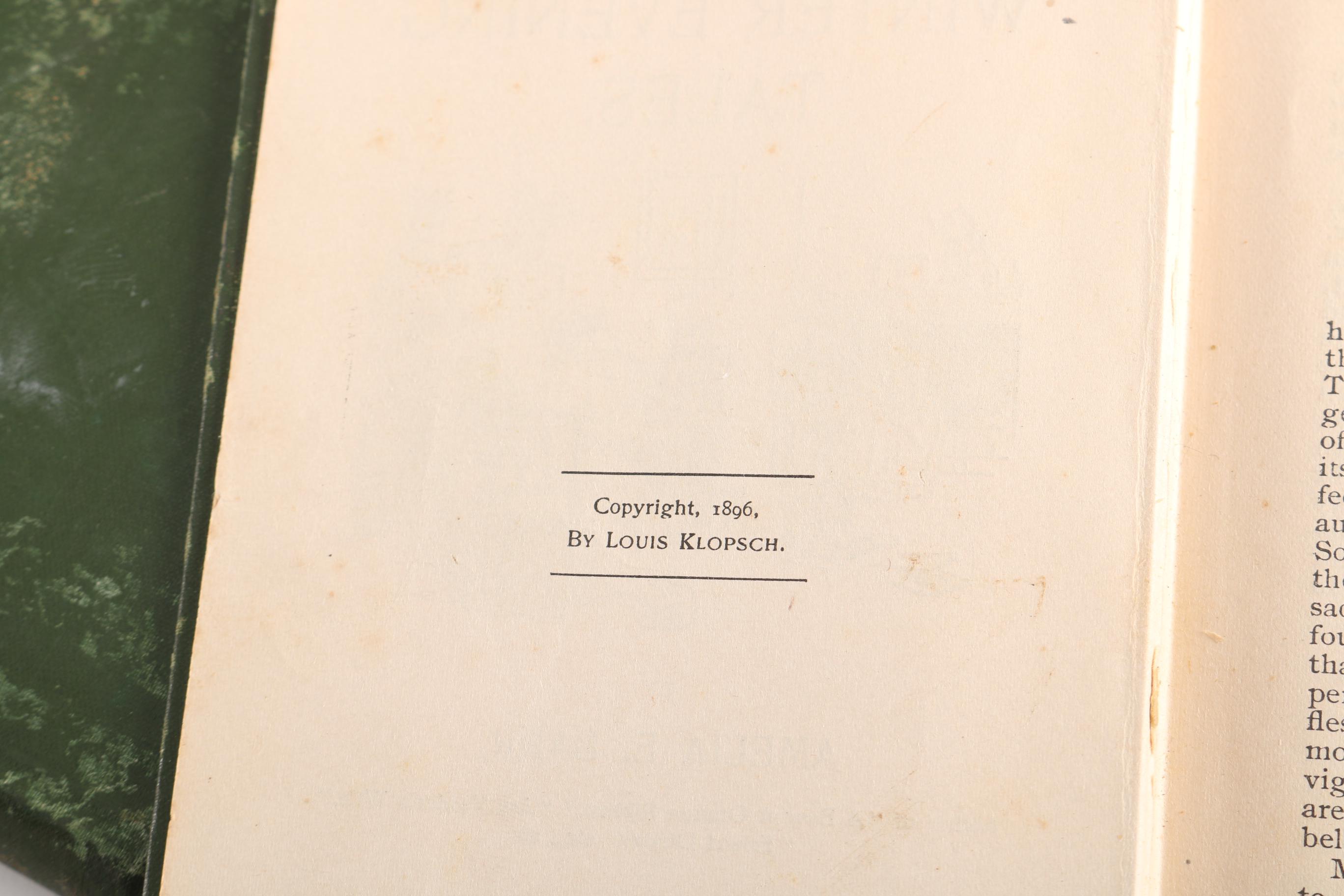 Circa 1896 Four Volumes by The Christian Herald Library