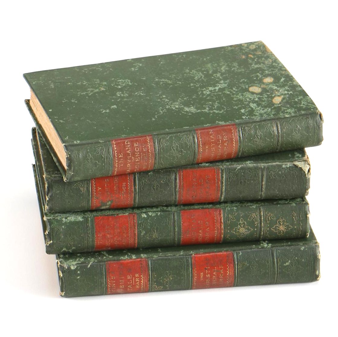 Circa 1896 Four Volumes by The Christian Herald Library
