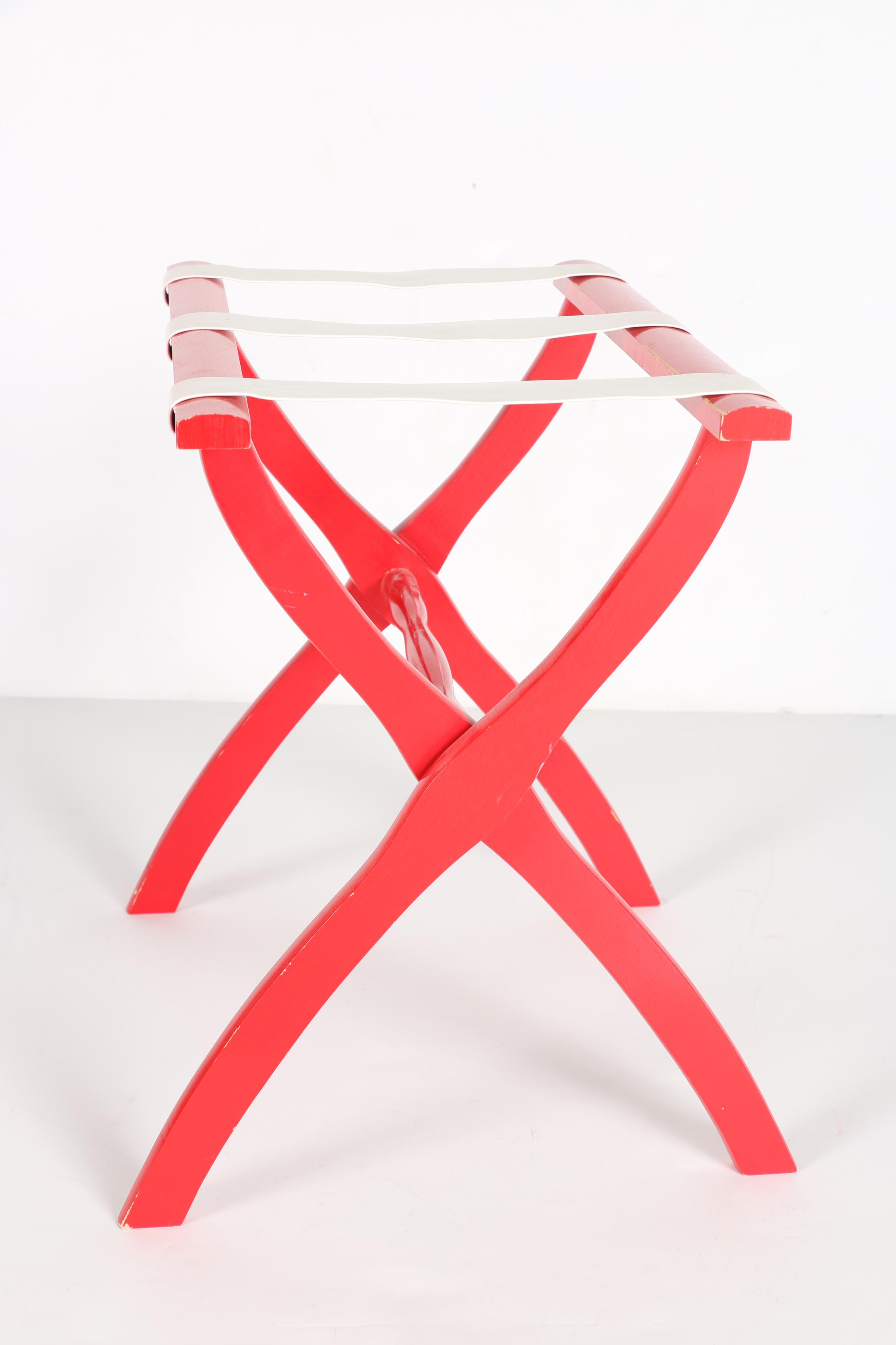 Scheibe Red Luggage Rack