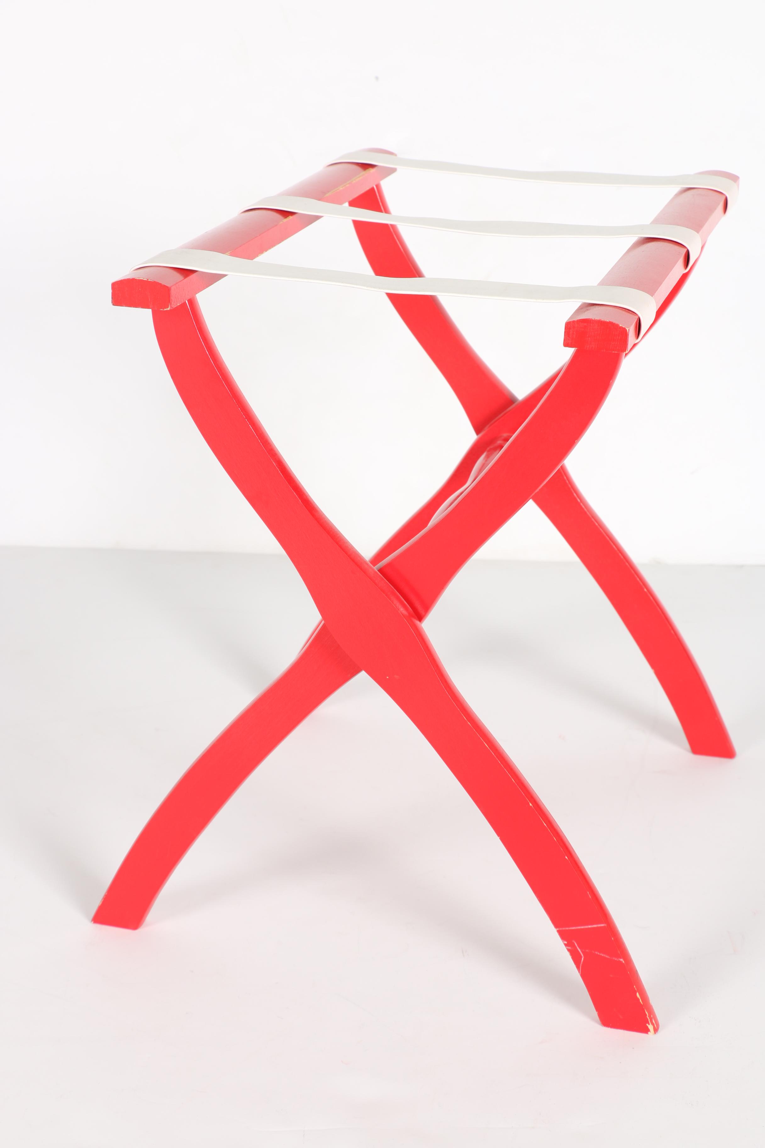 Scheibe Red Luggage Rack