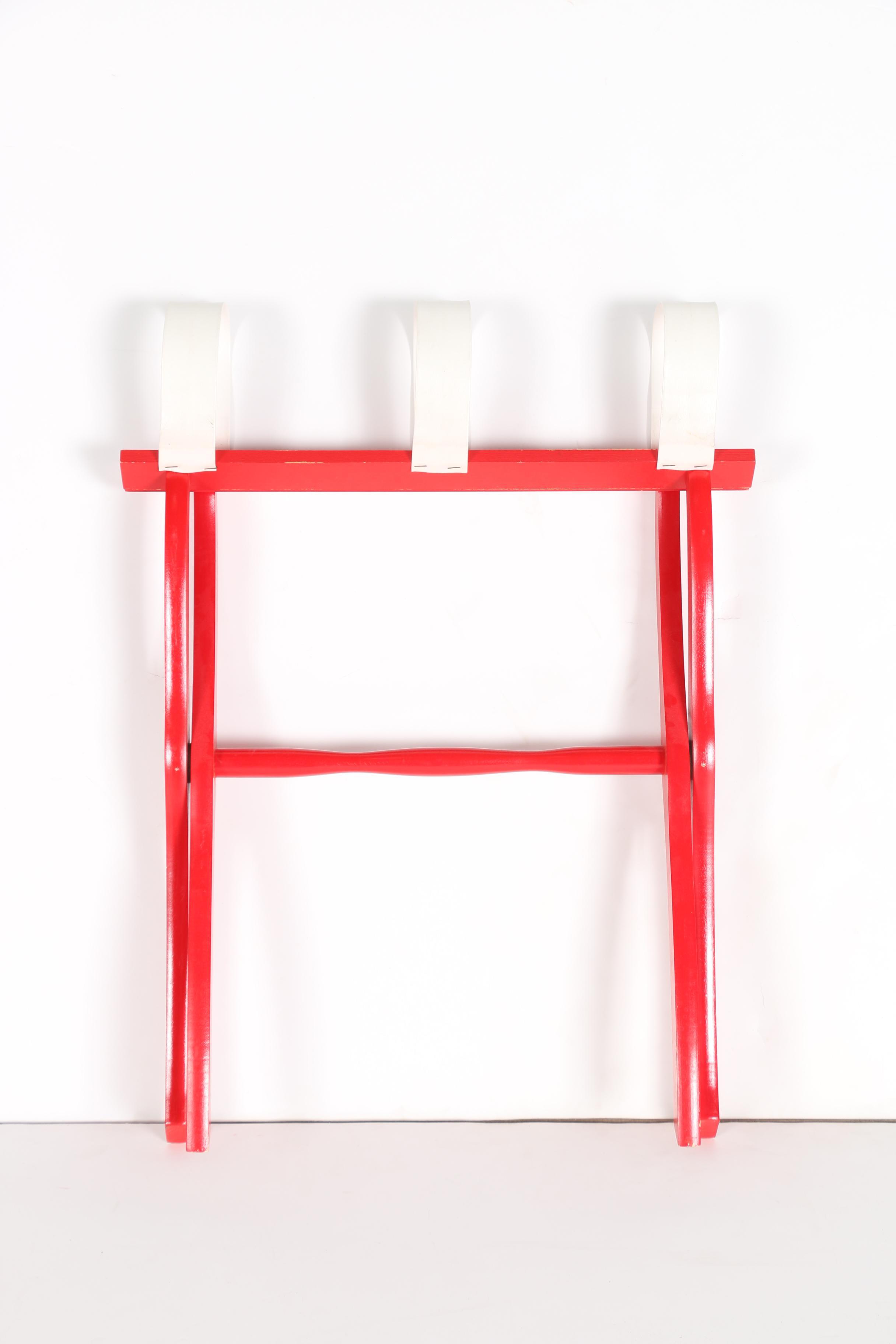 Scheibe Red Luggage Rack
