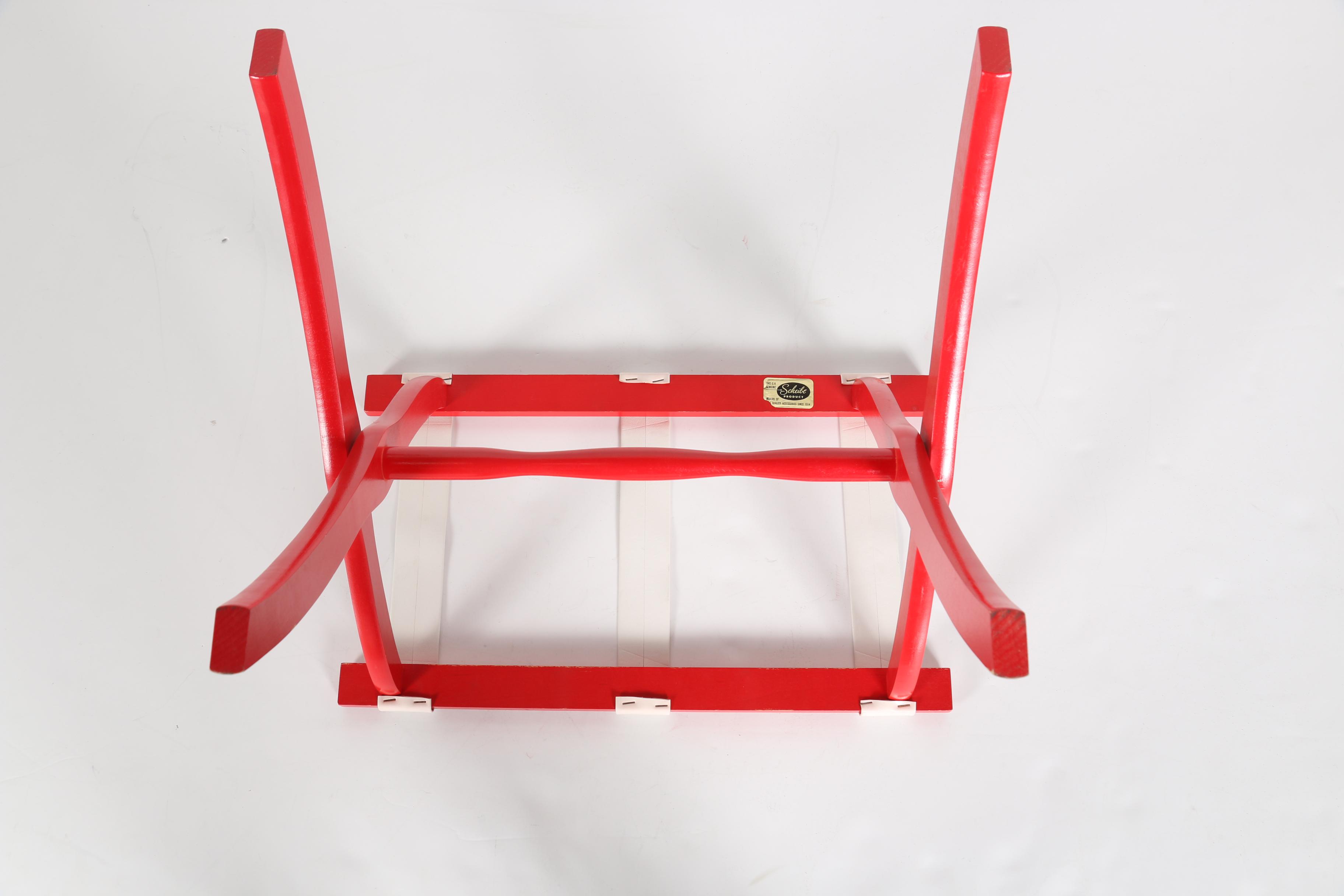 Scheibe Red Luggage Rack