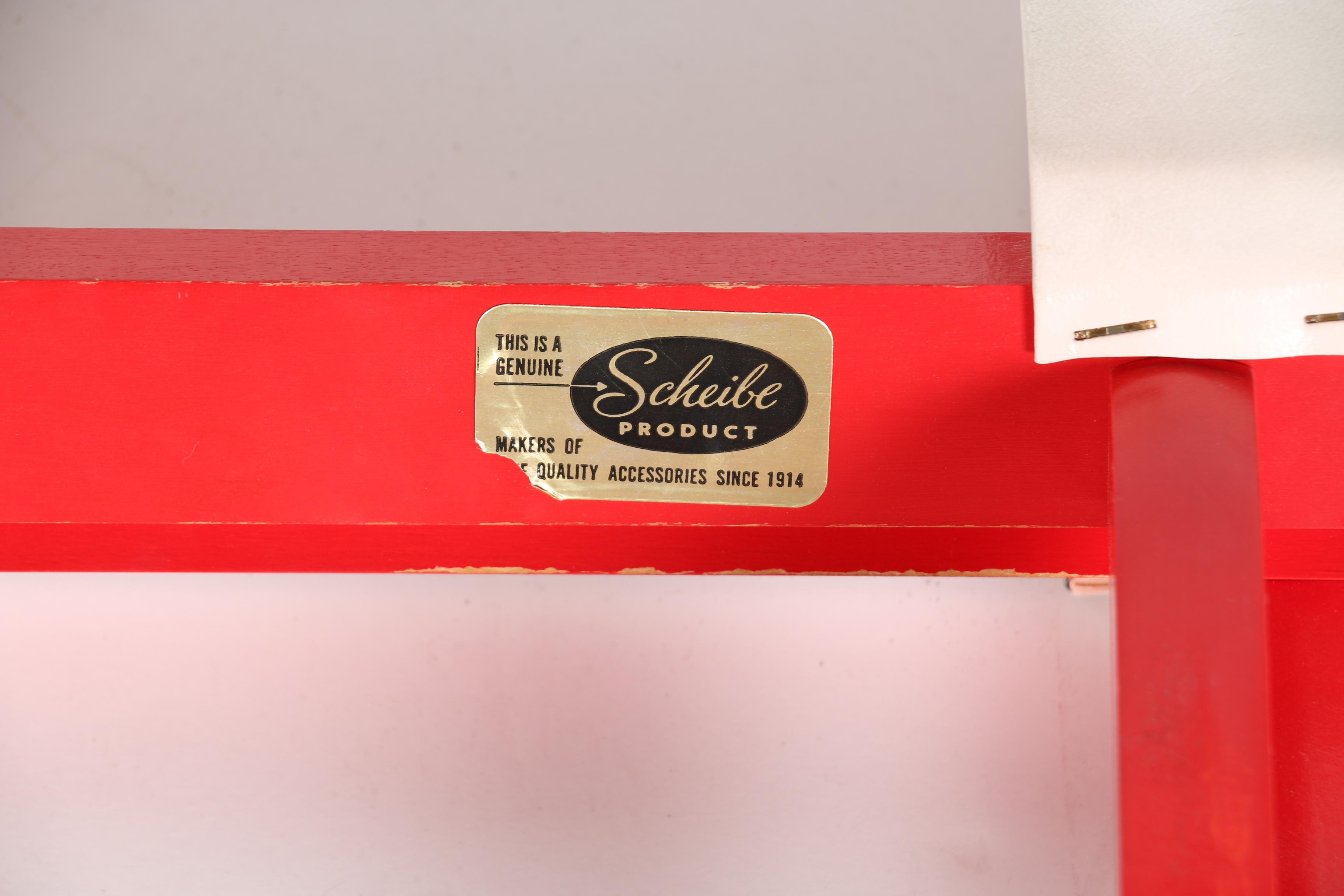 Scheibe Red Luggage Rack