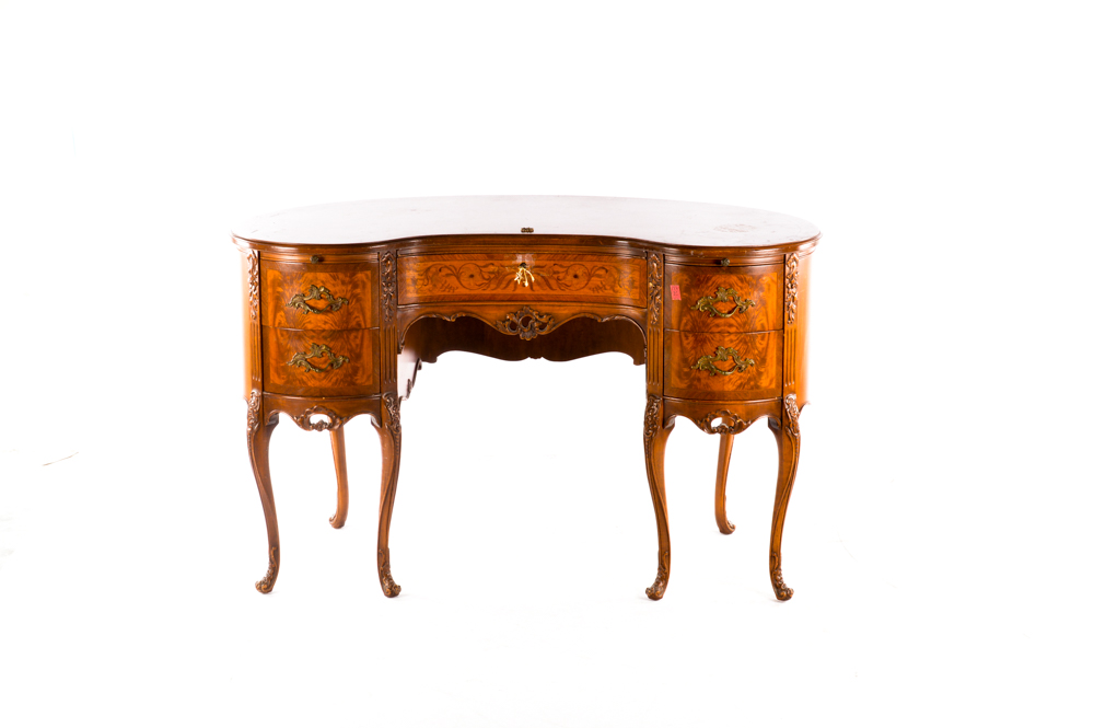 Louis XV Style Kidney Shaped Desk