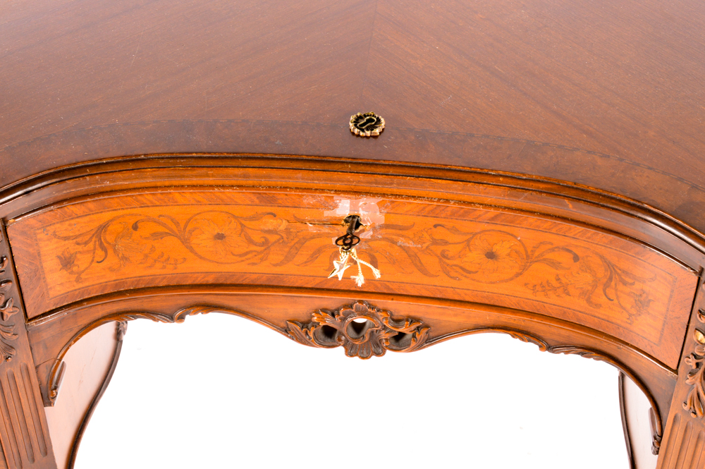 Louis XV Style Kidney Shaped Desk