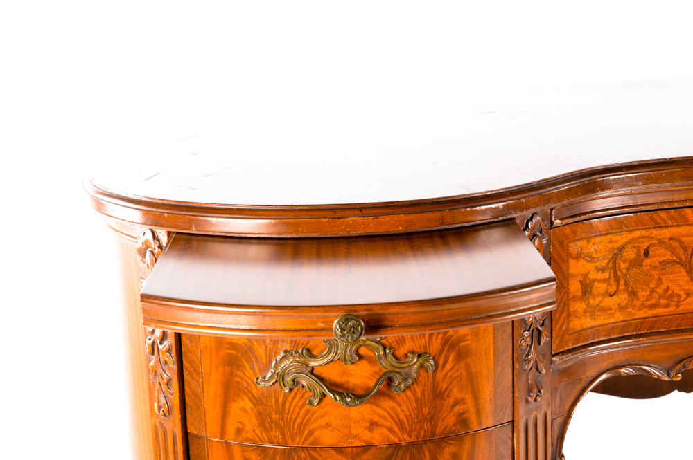 Louis XV Style Kidney Shaped Desk