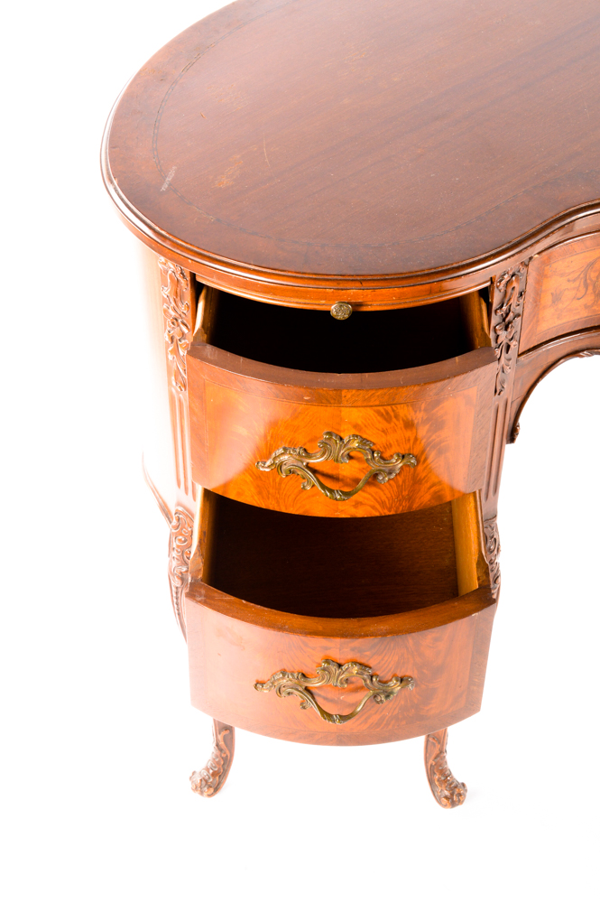 Louis XV Style Kidney Shaped Desk
