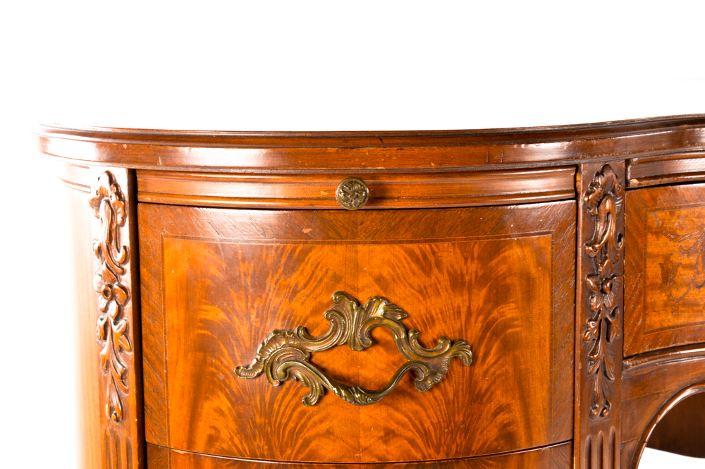 Louis XV Style Kidney Shaped Desk