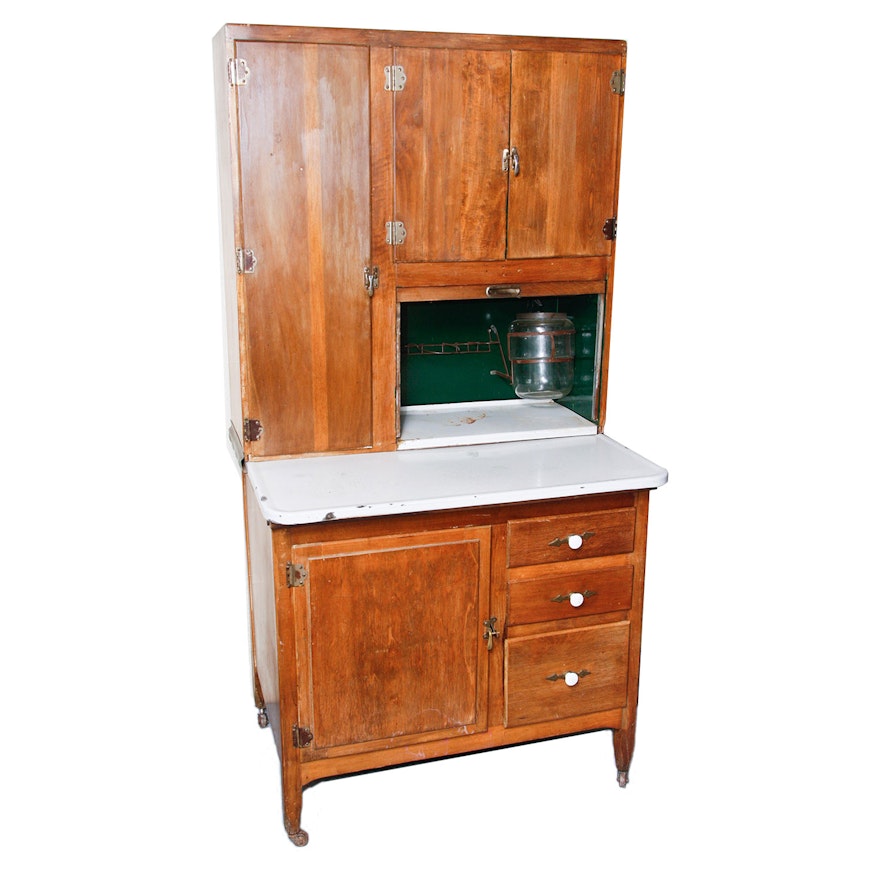 Early 20th Century Hoosier Style Cabinet by Kitchen Maid