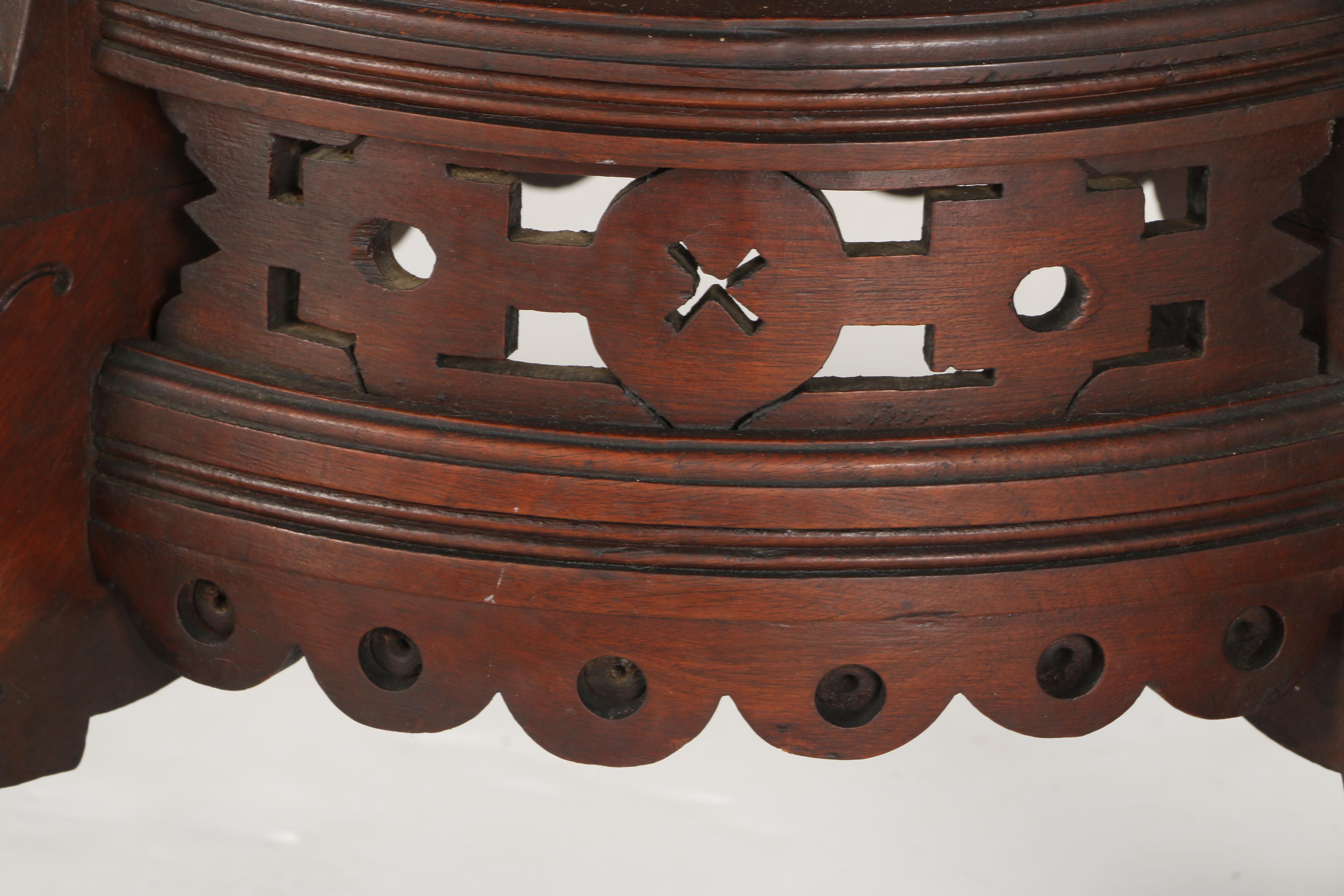 Antique Victorian Marble Top Table