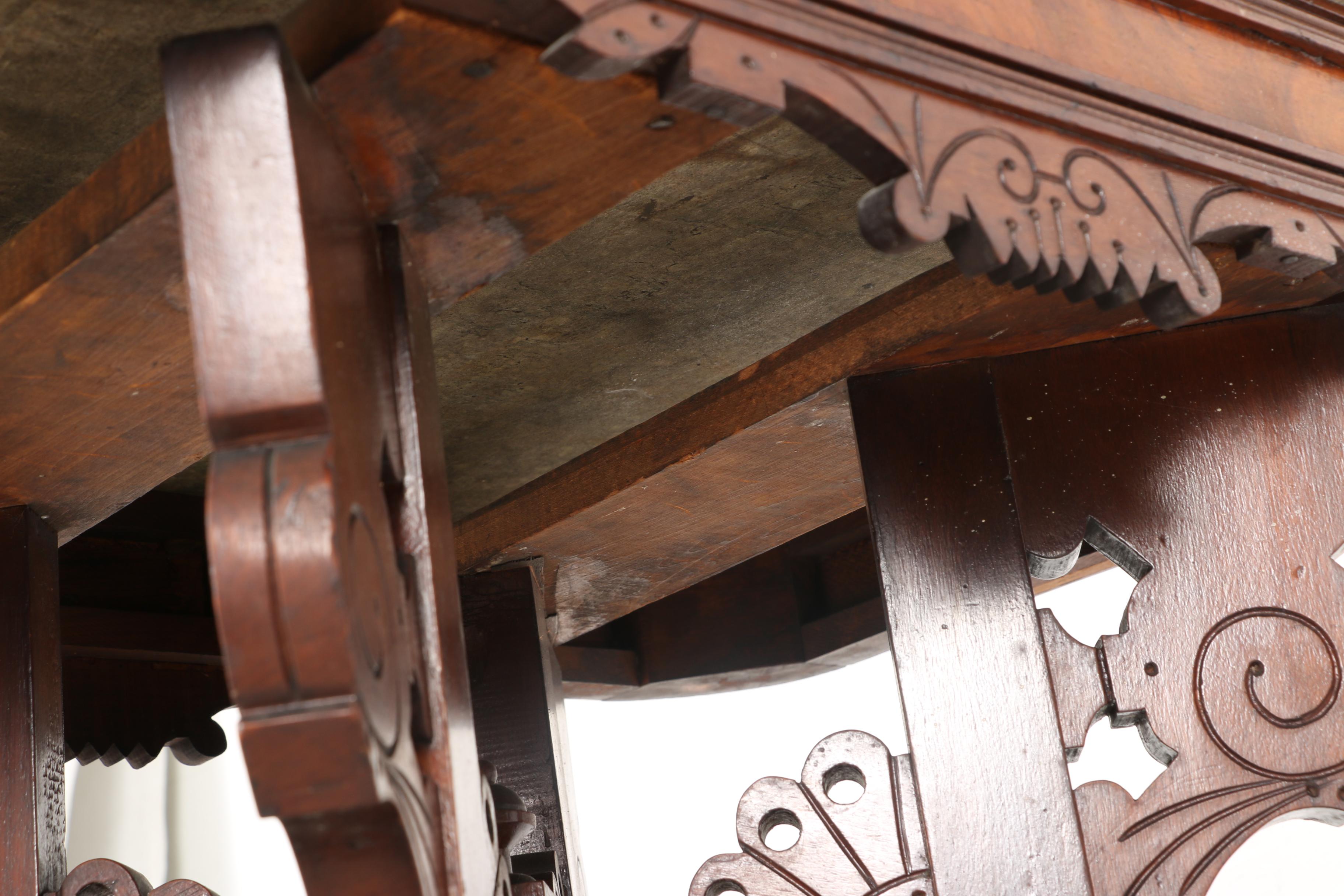 Antique Victorian Marble Top Table