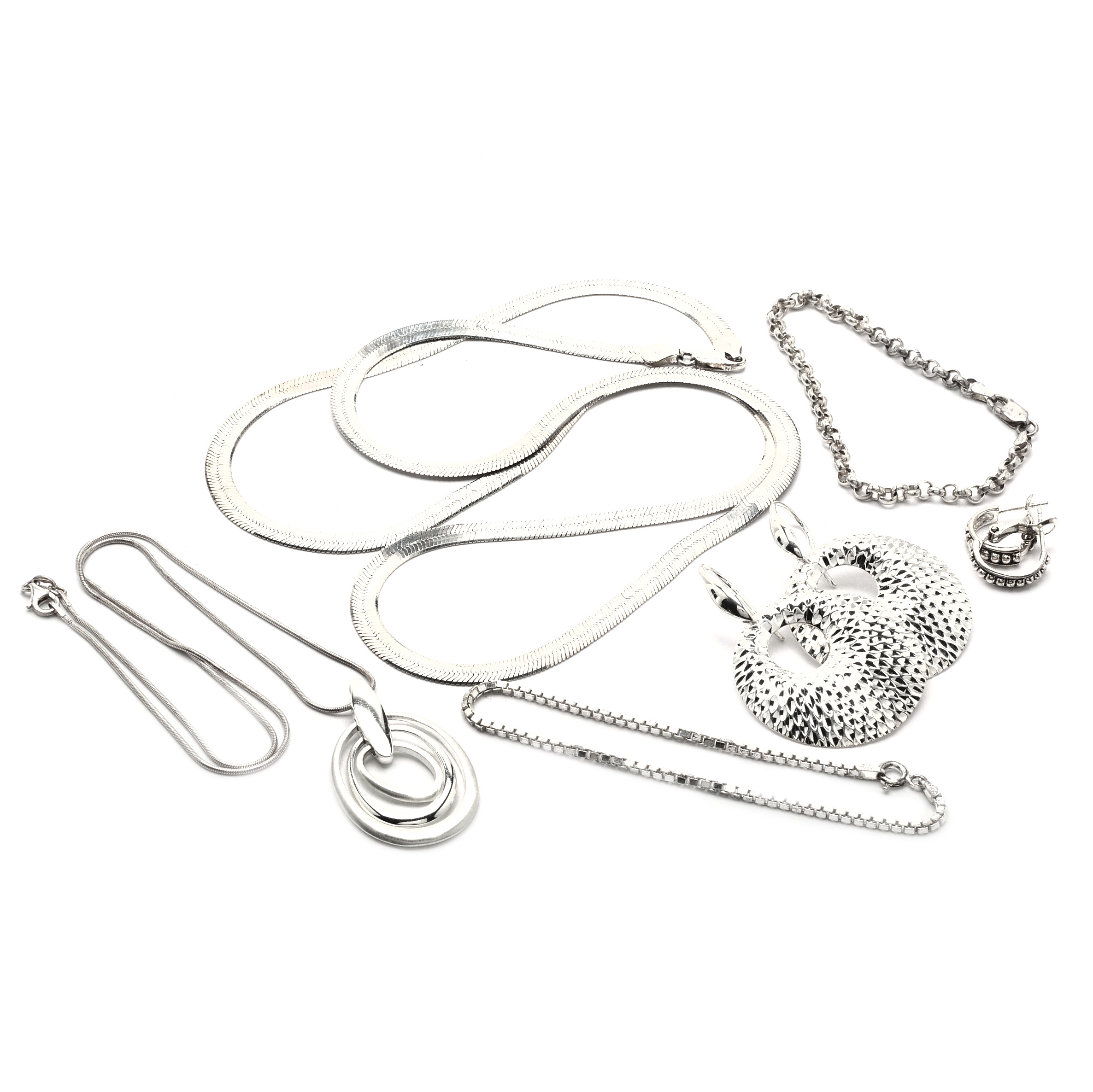 Sterling Silver Contemporary Jewelry