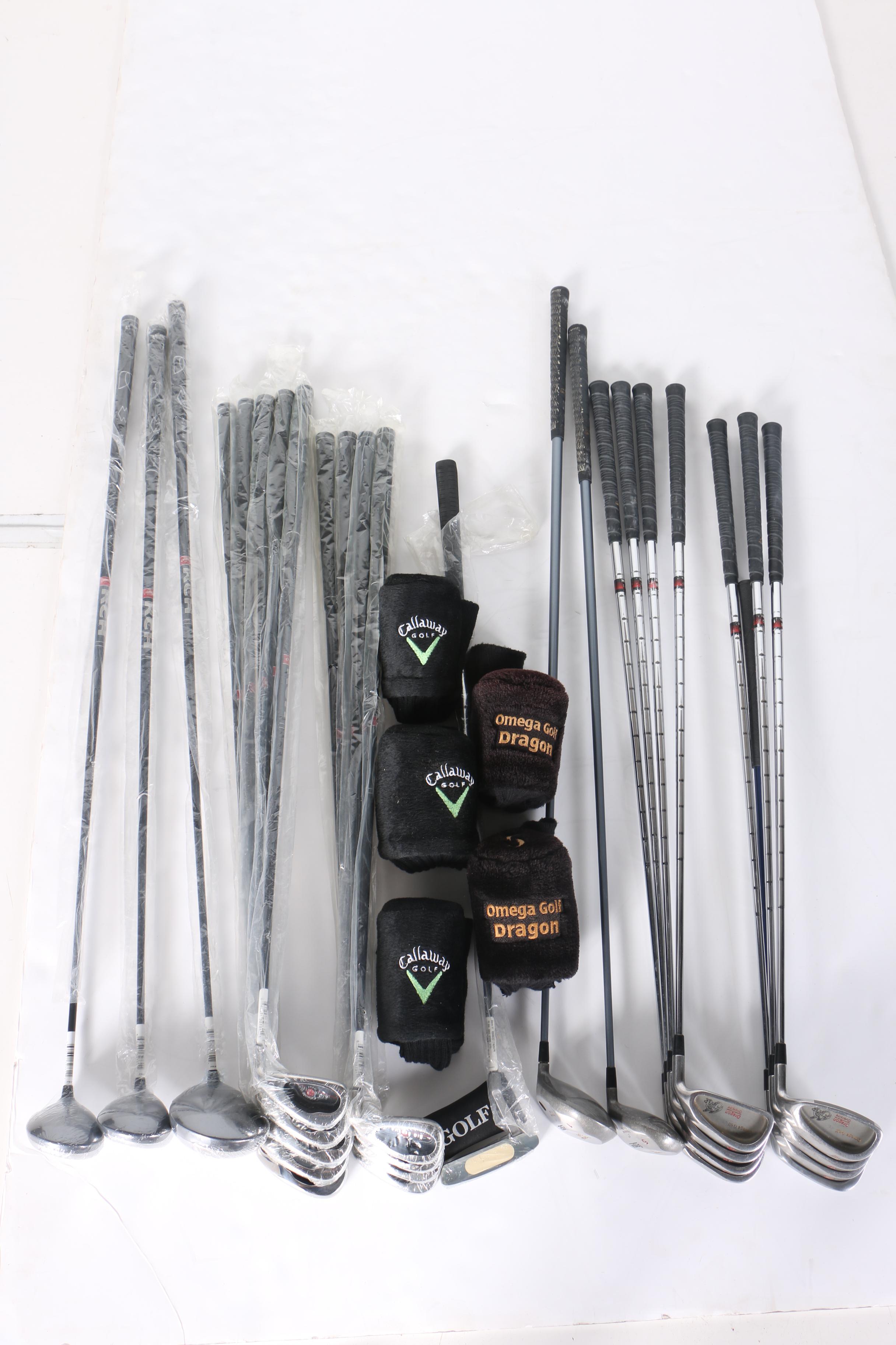 Golf Club Set Featuring Callaway