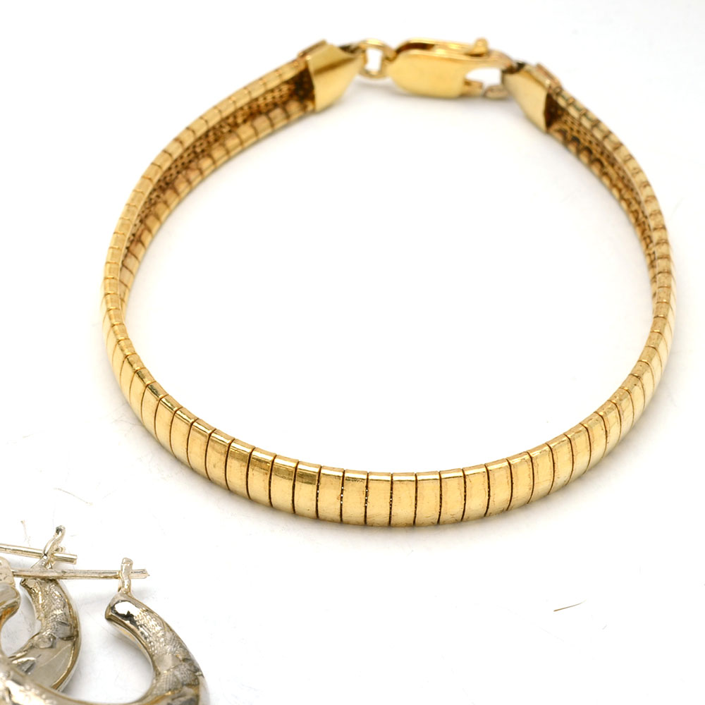 Sterling Jewelry Assortment With Marcasite and Onyx