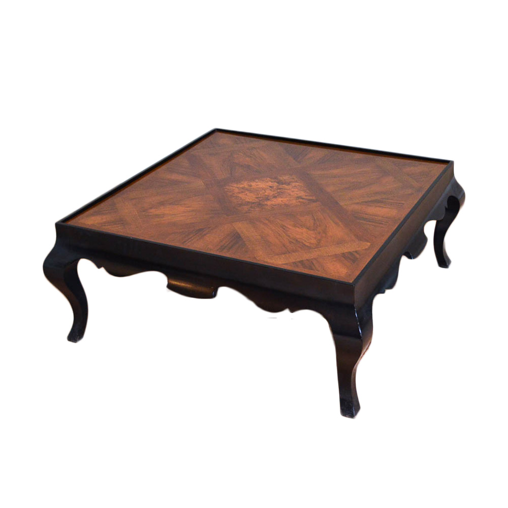 Parquet Top Coffee Table by Baker Furniture