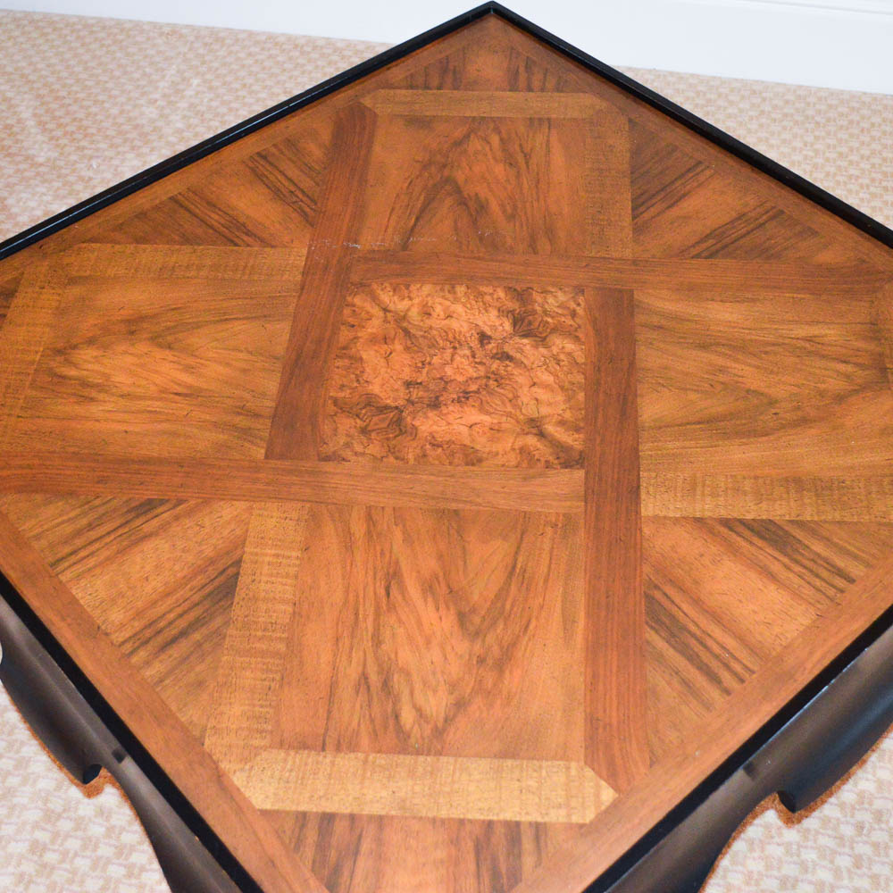 Parquet Top Coffee Table by Baker Furniture
