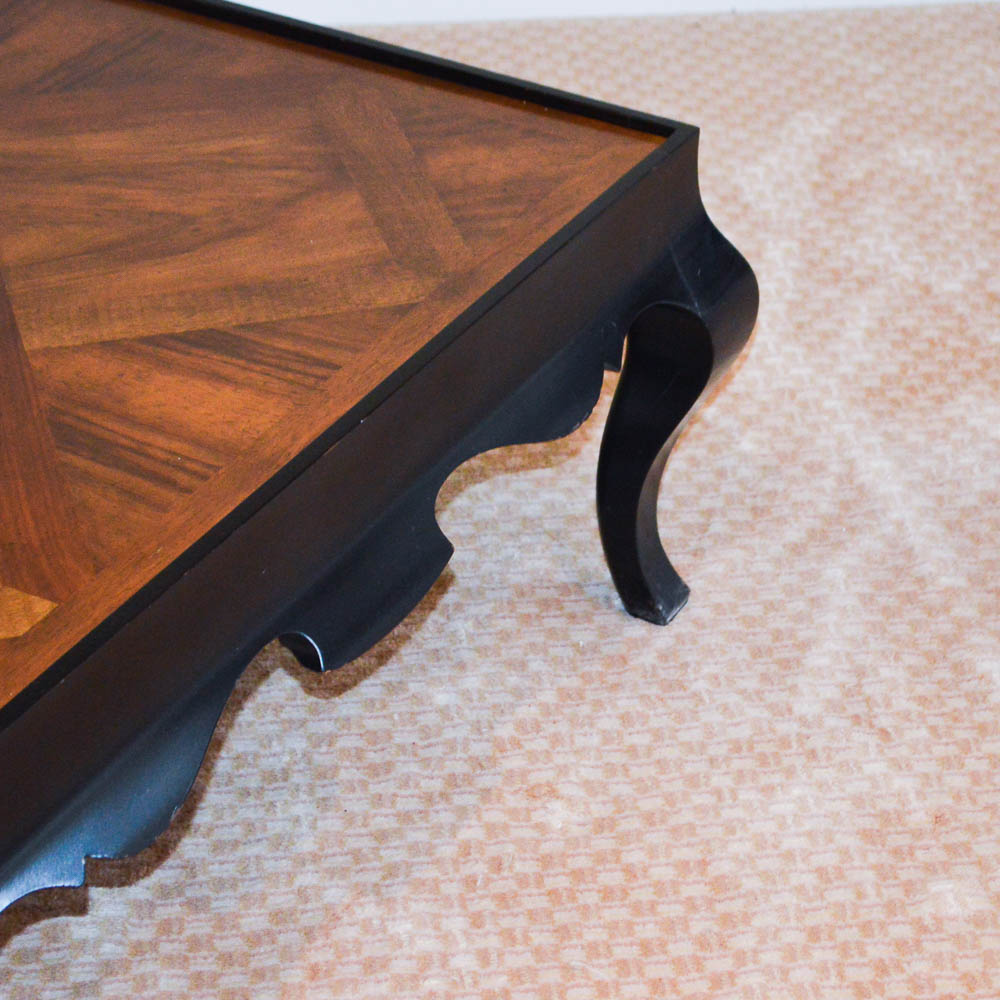 Parquet Top Coffee Table by Baker Furniture