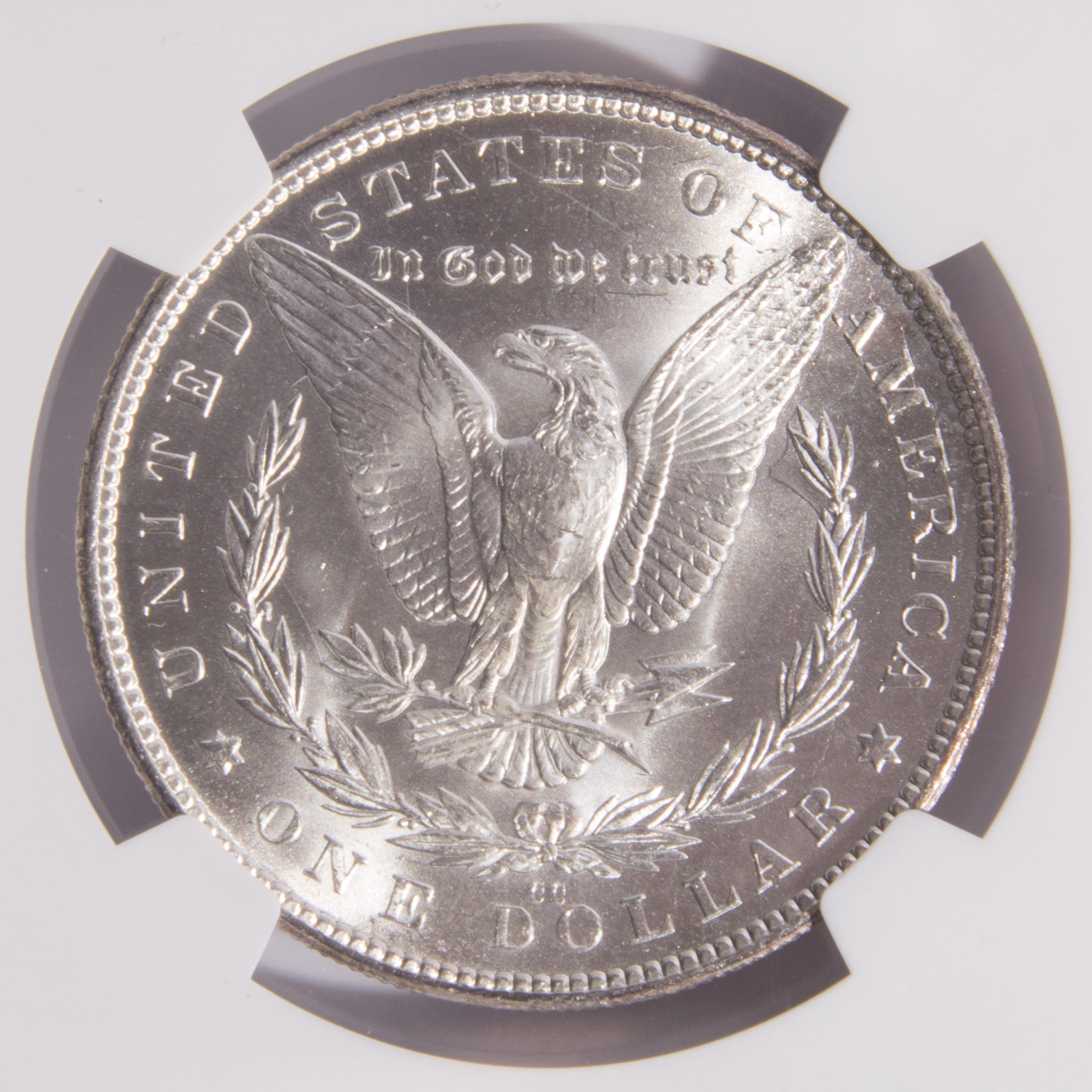 1882-CC Morgan Silver Dollar NGC Graded MS 62
