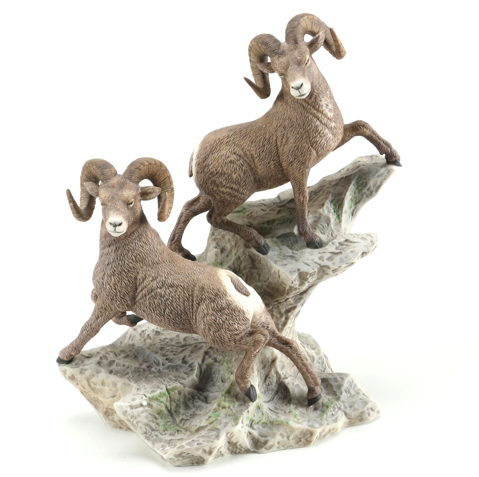 Lenox "Wildlife of the Seven Continents" Bighorn Sheep Porcelain Figurine