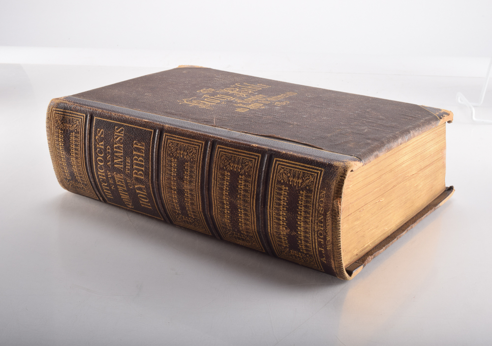 1869 "Hitchcock's New and Complete Analysis of the Holy Bible" Edited by Rev. Roswell D. Hitchcock