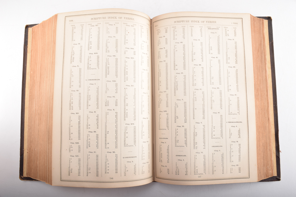 1869 "Hitchcock's New and Complete Analysis of the Holy Bible" Edited by Rev. Roswell D. Hitchcock