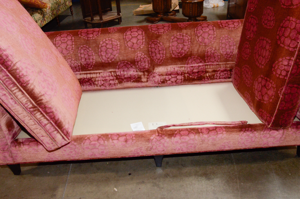 Baker “Dapha Madison” Sofa with Donghia Velvet Upholstery