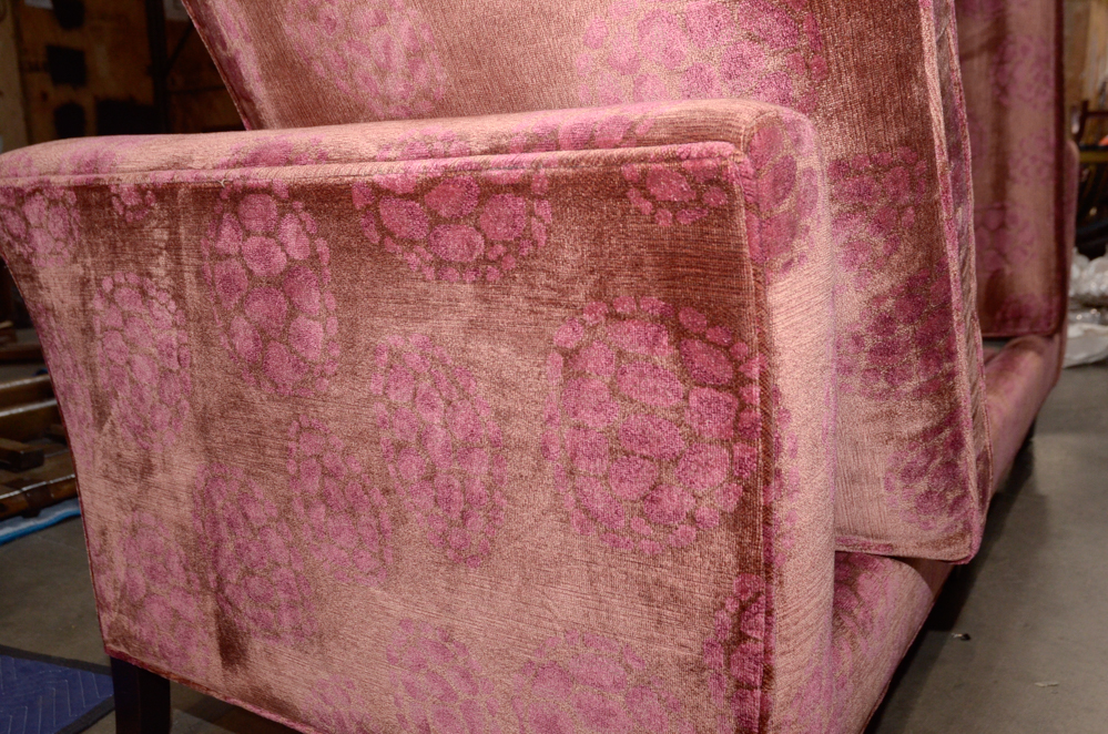 Baker “Dapha Madison” Sofa with Donghia Velvet Upholstery