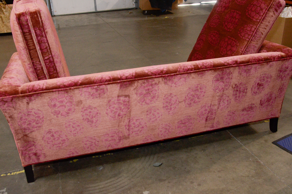 Baker “Dapha Madison” Sofa with Donghia Velvet Upholstery