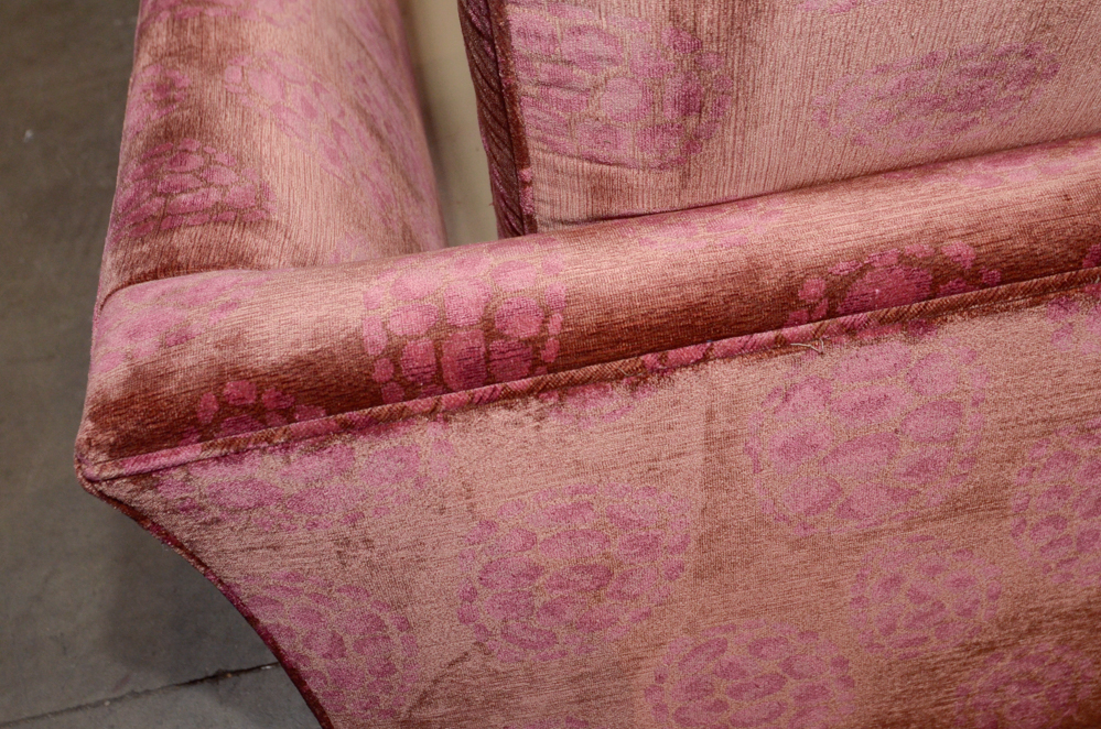 Baker “Dapha Madison” Sofa with Donghia Velvet Upholstery