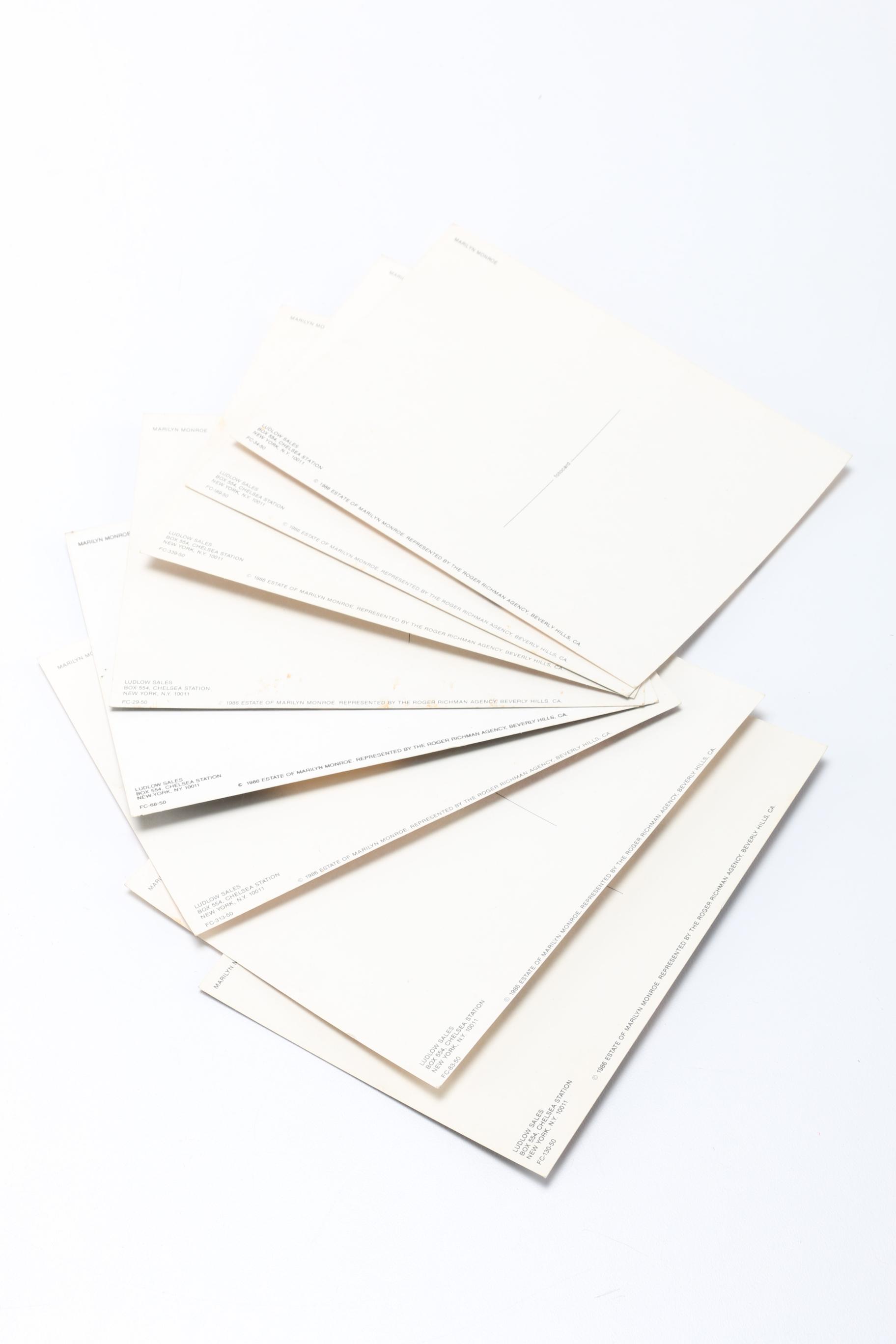 Marilyn Monroe Postcards and Pictures