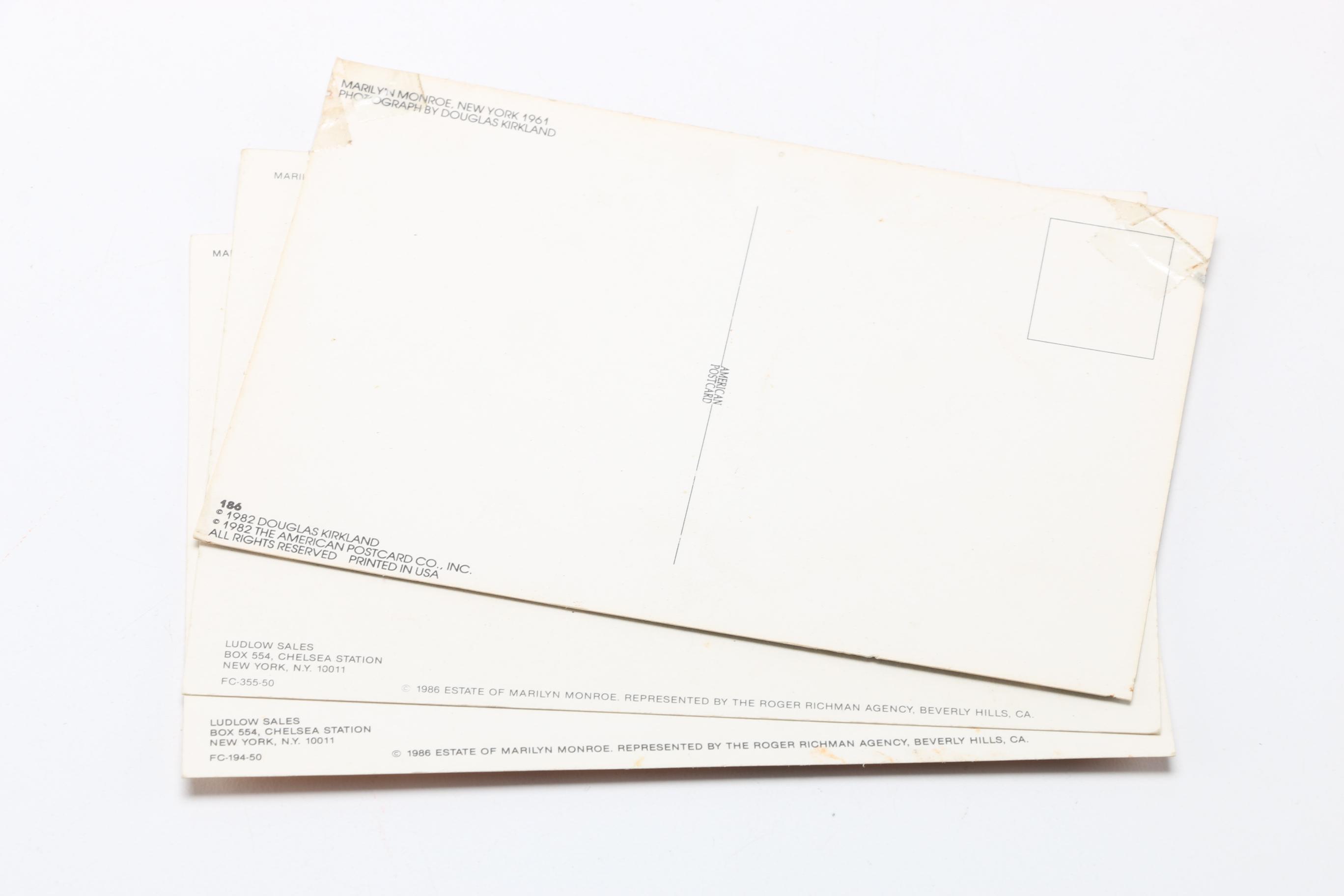 Marilyn Monroe Postcards and Pictures