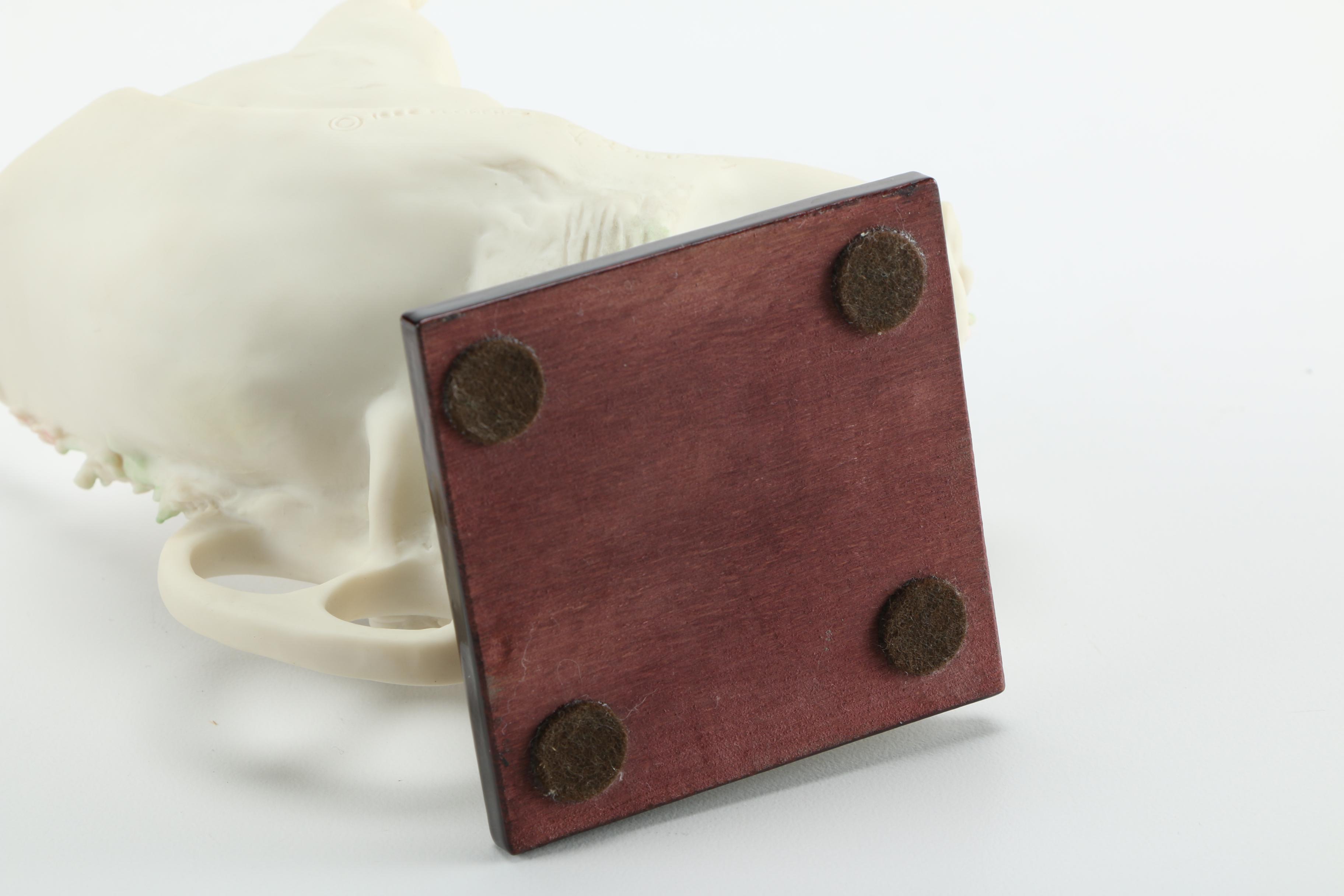 Giuseppe Armani Porcelain Figurines of Baby in Stroller and Girl Washing Clothing