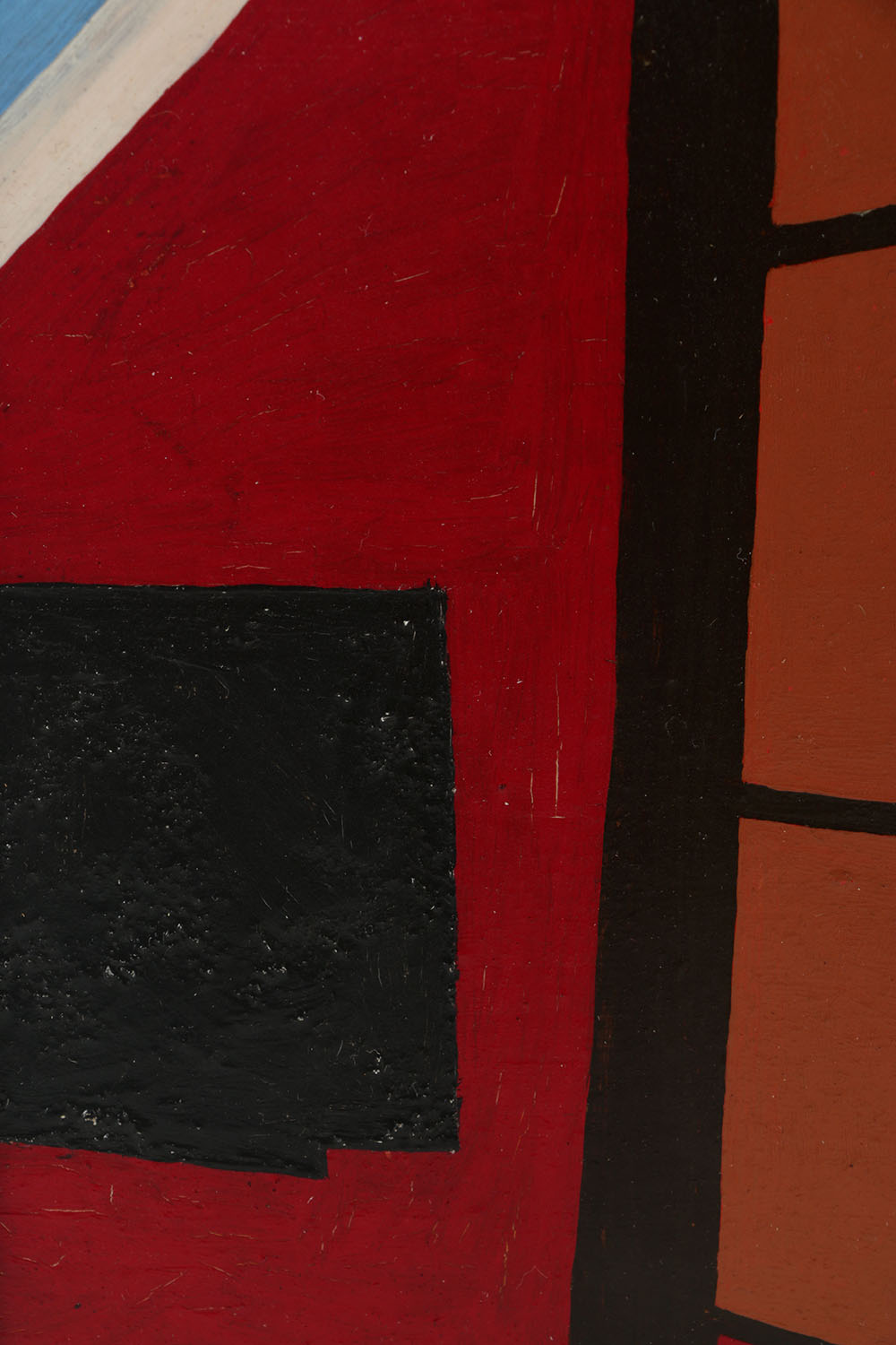 Robert Herrmann Oil Painting on Board View from a Window