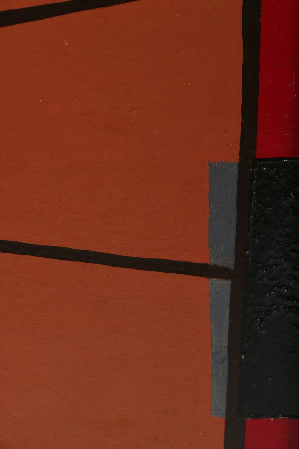 Robert Herrmann Oil Painting on Board View from a Window