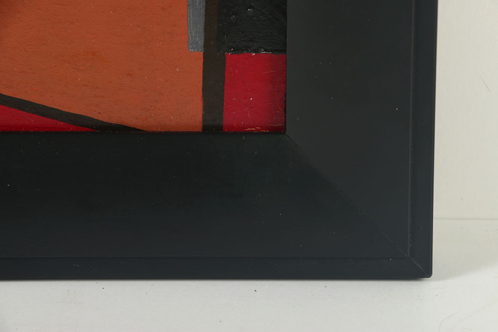 Robert Herrmann Oil Painting on Board View from a Window