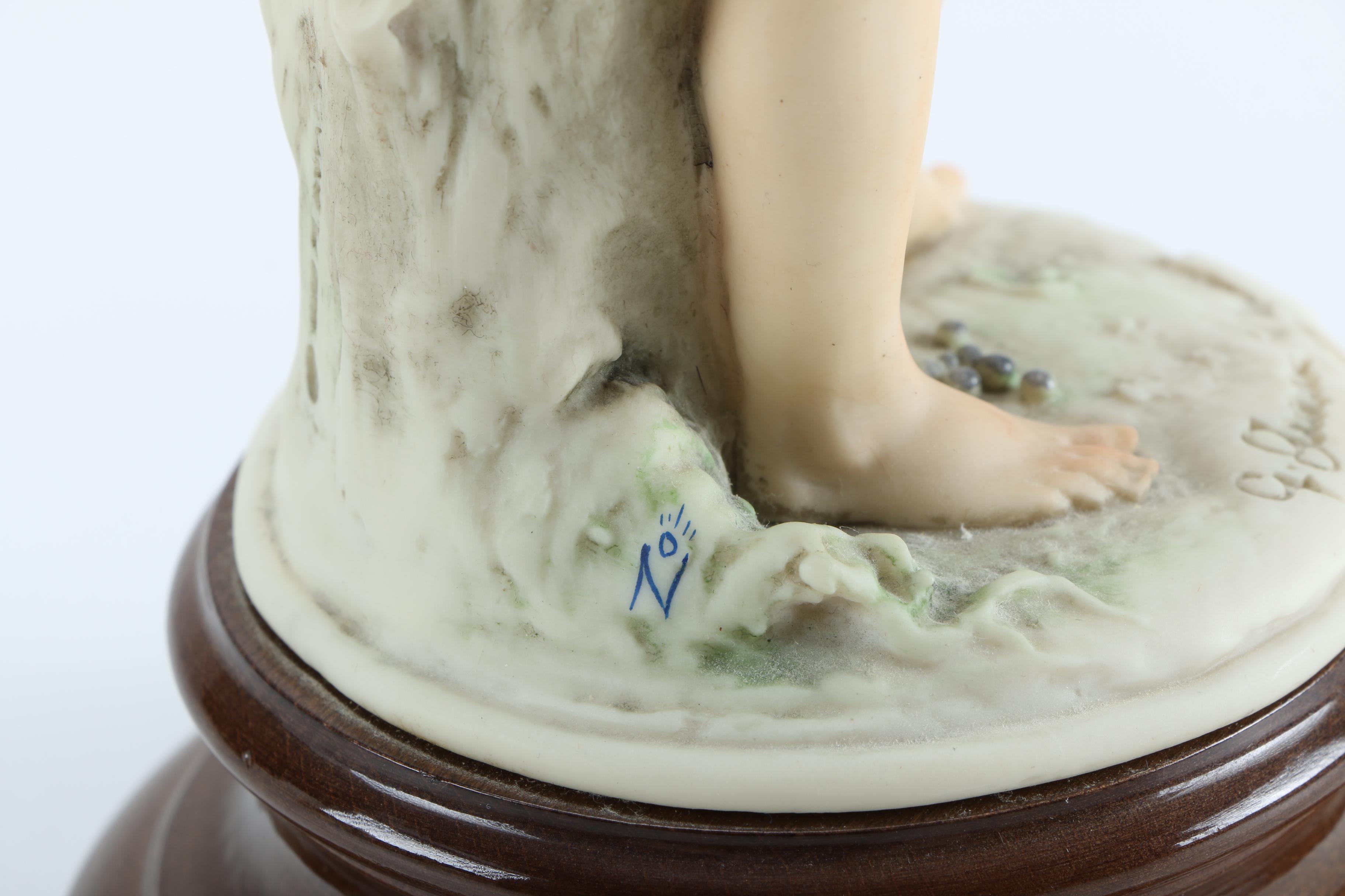 Guiseppe Armani "Little Country Boy with Grapes" Figurine