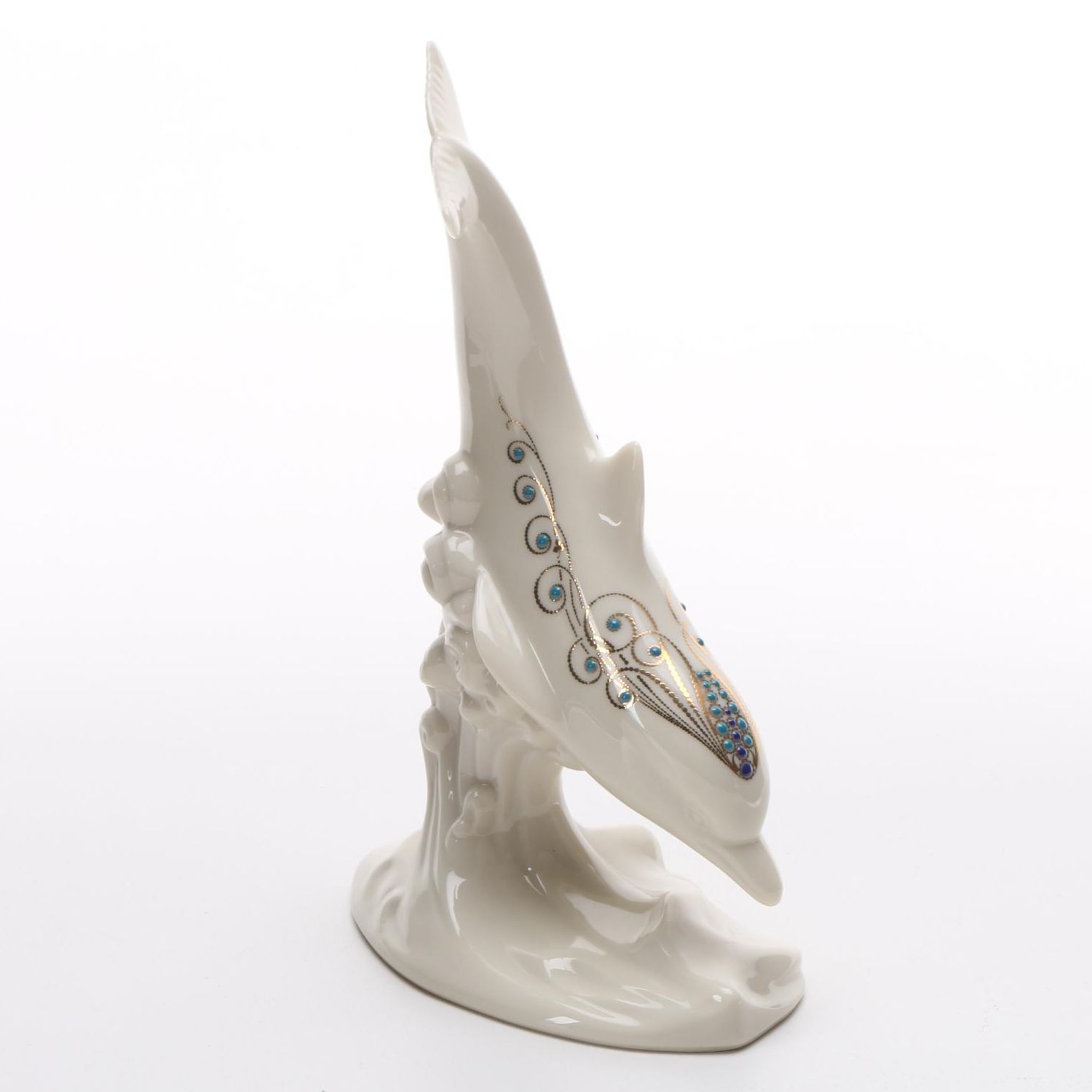 Lenox China Jewels Collection Diving Dolphin