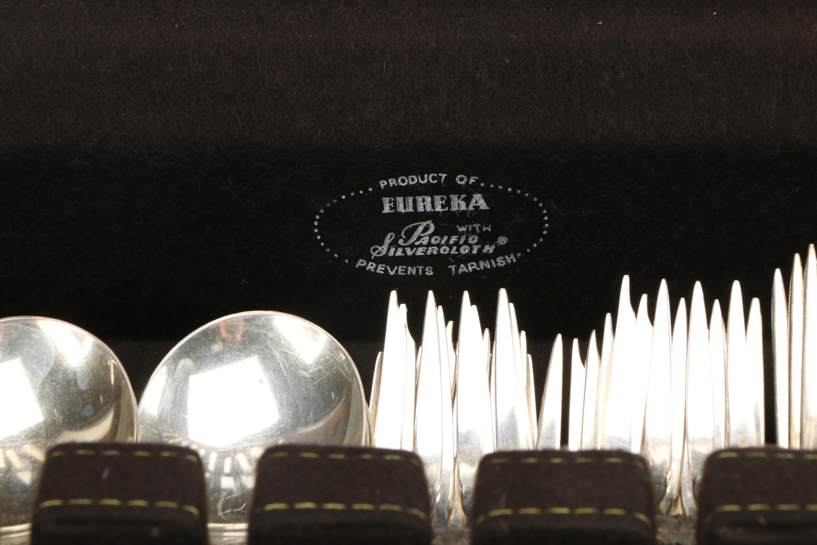 Alvin Sterling Silver "Romantique" Flatware with Case and More