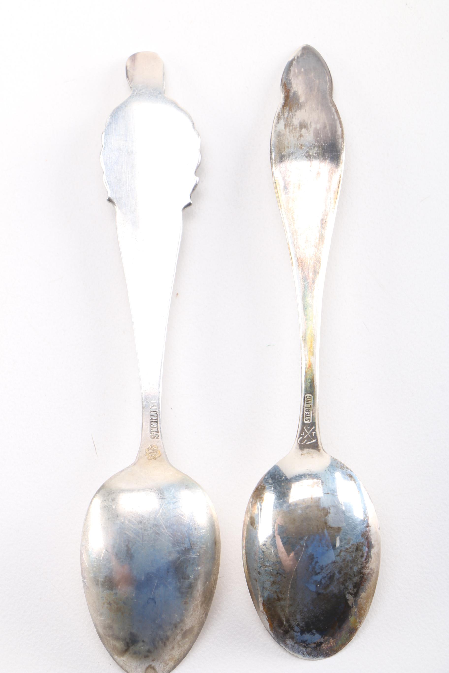 Alvin Sterling Silver "Romantique" Flatware with Case and More